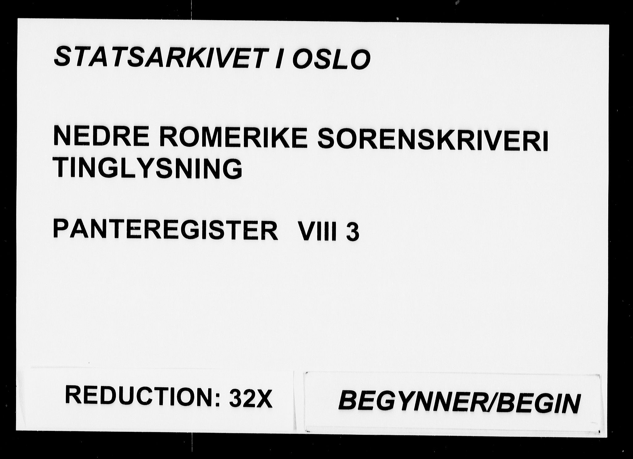 Nedre Romerike sorenskriveri, SAO/A-10469/G/Ga/Gah/L0003: Mortgage register no. VIII 3