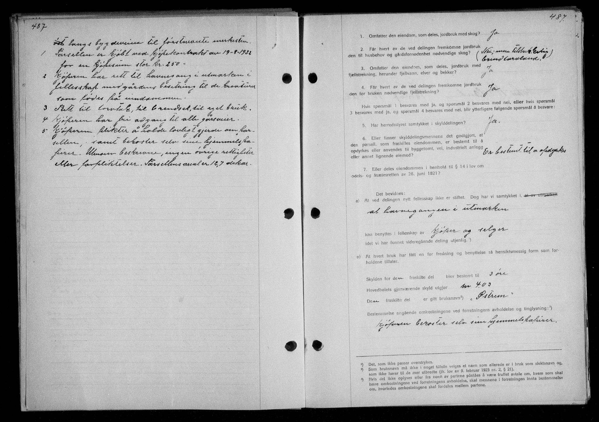 Nordmøre sorenskriveri, AV/SAT-A-4132/1/2/2Ca/L0076: Mortgage book no. 66, 1932-1933, Deed date: 23.01.1933