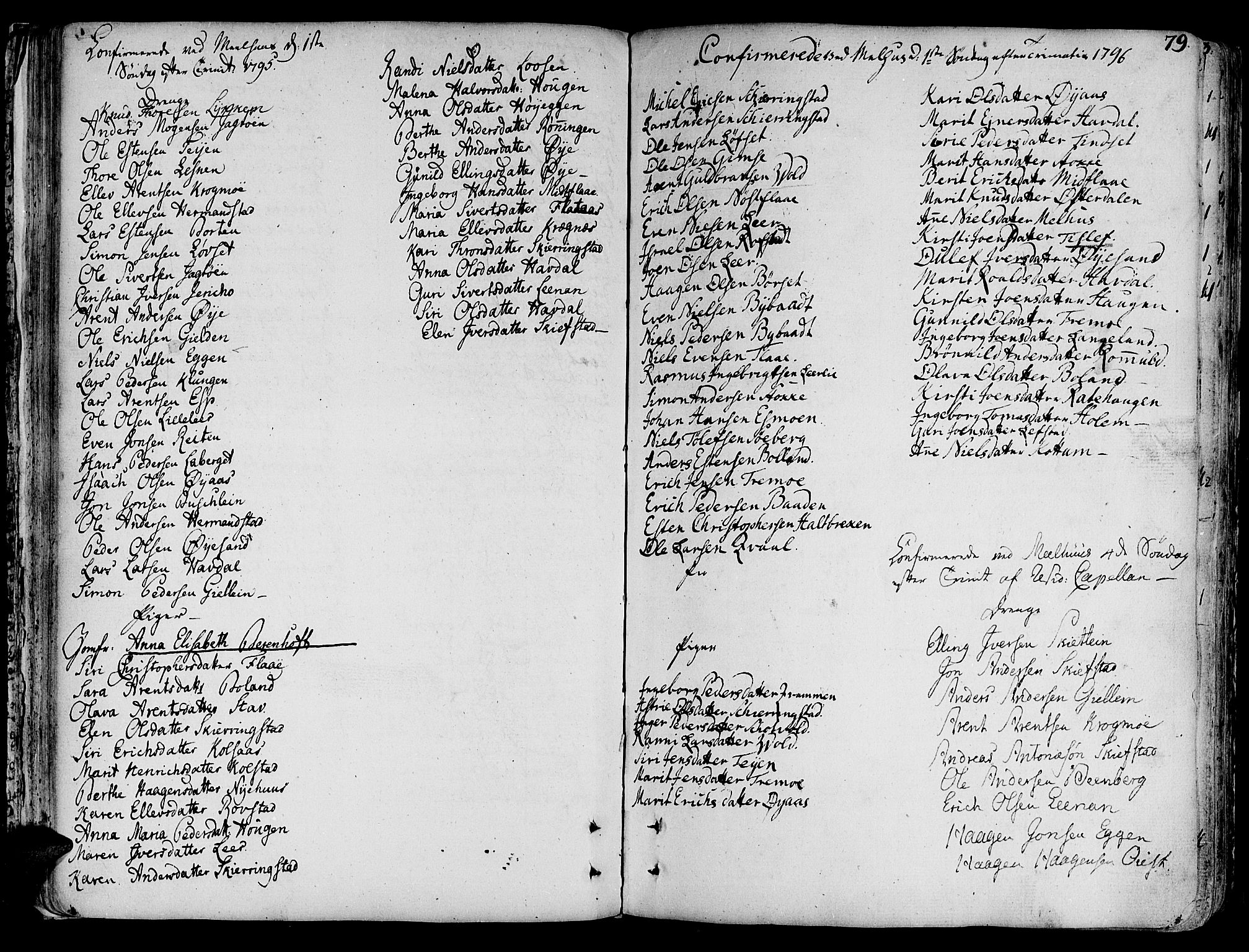 Ministerialprotokoller, klokkerbøker og fødselsregistre - Sør-Trøndelag, SAT/A-1456/691/L1061: Parish register (official) no. 691A02 /1, 1768-1815, p. 79
