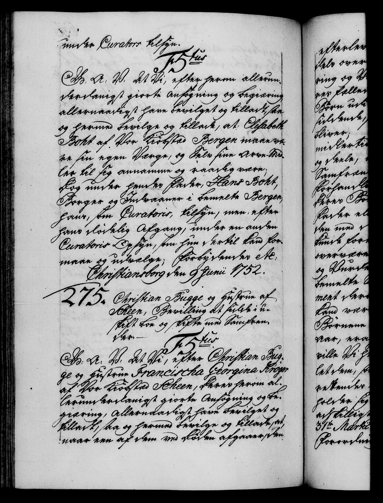 Danske Kanselli 1572-1799, AV/RA-EA-3023/F/Fc/Fca/Fcaa/L0037: Norske registre, 1751-1752, p. 636b