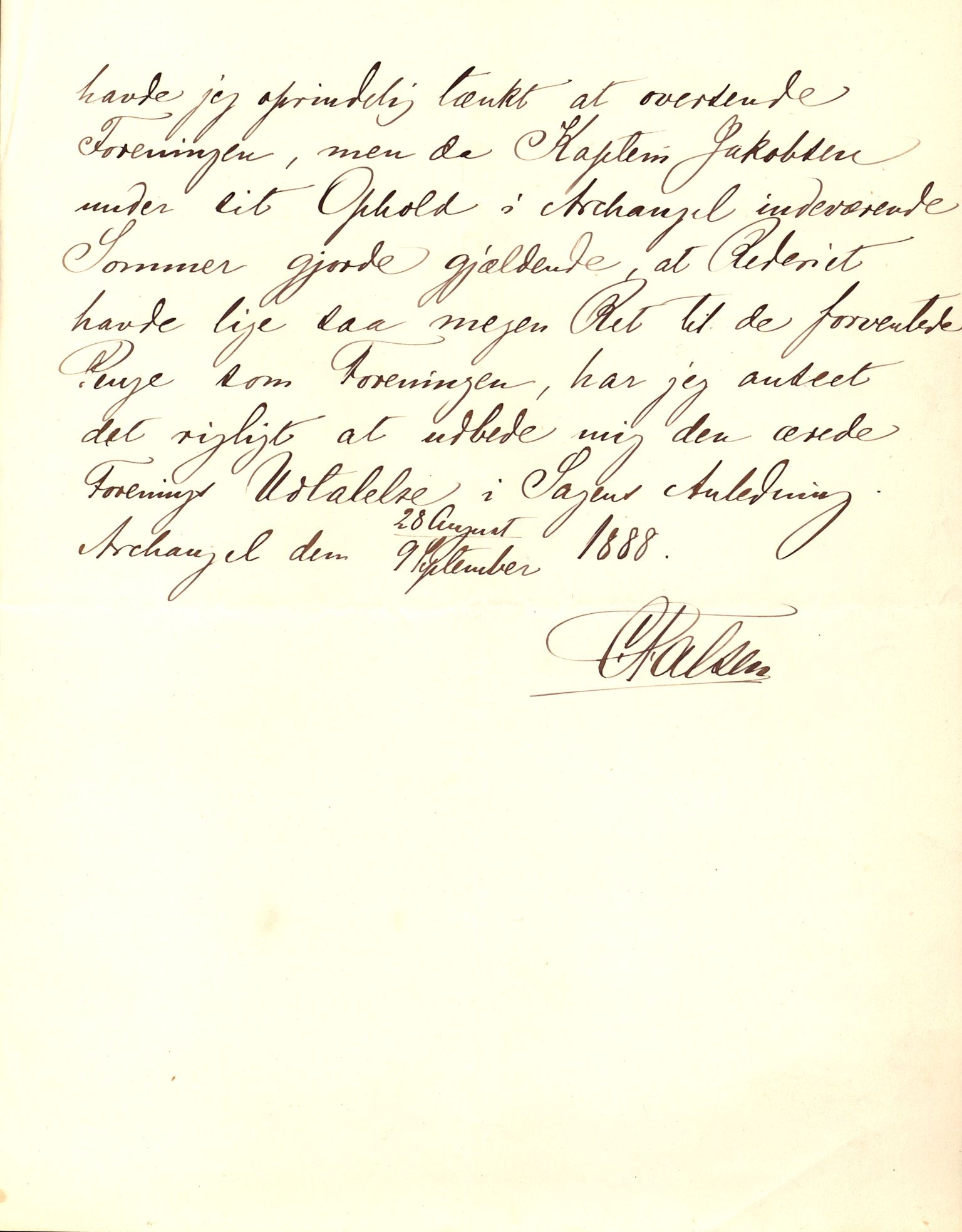 Pa 63 - Østlandske skibsassuranceforening, VEMU/A-1079/G/Ga/L0020/0003: Havaridokumenter / Anton, Diamant, Templar, Finn, Eliezer, Arctic, 1887, p. 133