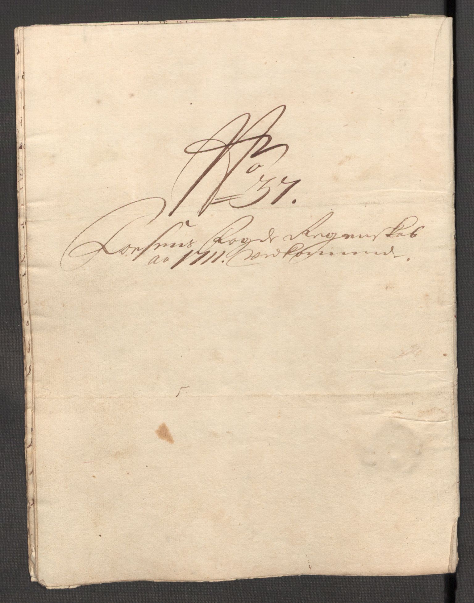 Rentekammeret inntil 1814, Reviderte regnskaper, Fogderegnskap, AV/RA-EA-4092/R57/L3860: Fogderegnskap Fosen, 1711, p. 392