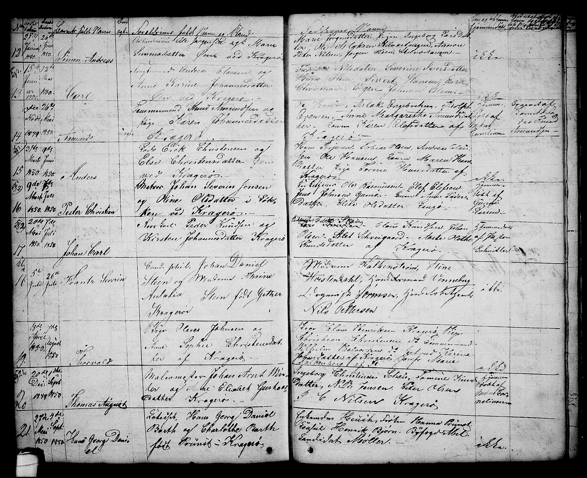 Kragerø kirkebøker, SAKO/A-278/G/Ga/L0003: Parish register (copy) no. 3, 1832-1852, p. 269