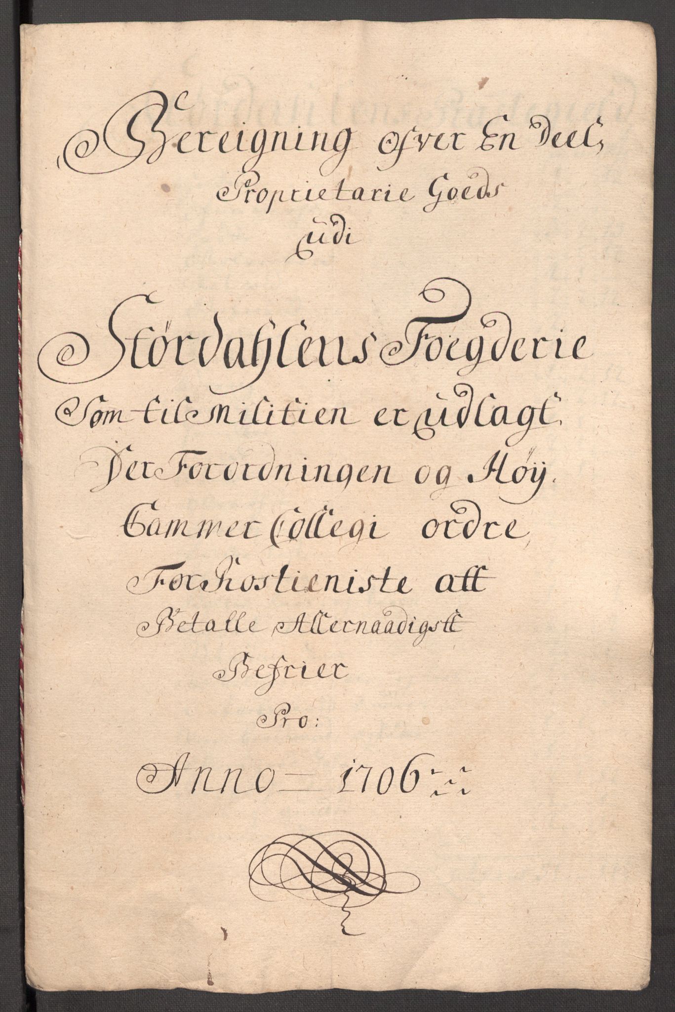 Rentekammeret inntil 1814, Reviderte regnskaper, Fogderegnskap, AV/RA-EA-4092/R62/L4196: Fogderegnskap Stjørdal og Verdal, 1705-1706, p. 515