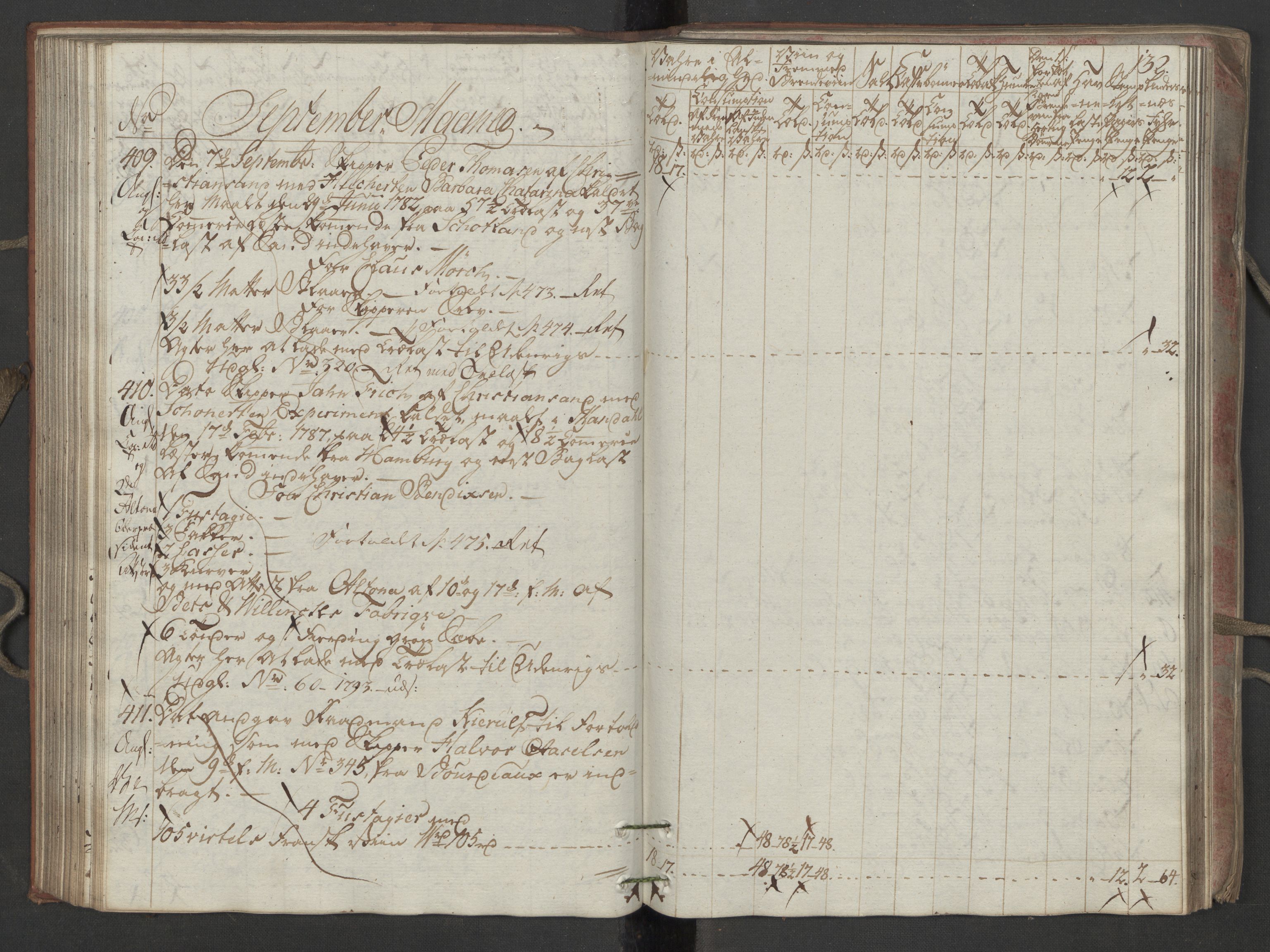 Generaltollkammeret, tollregnskaper, AV/RA-EA-5490/R16/L0115/0001: Tollregnskaper Kristiansand / Inngående tollbok, 1790-1792, p. 131b-132a