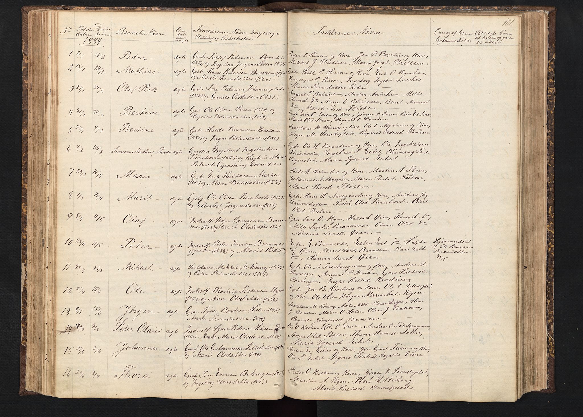Alvdal prestekontor, SAH/PREST-060/H/Ha/Hab/L0001: Parish register (copy) no. 1, 1857-1893, p. 101
