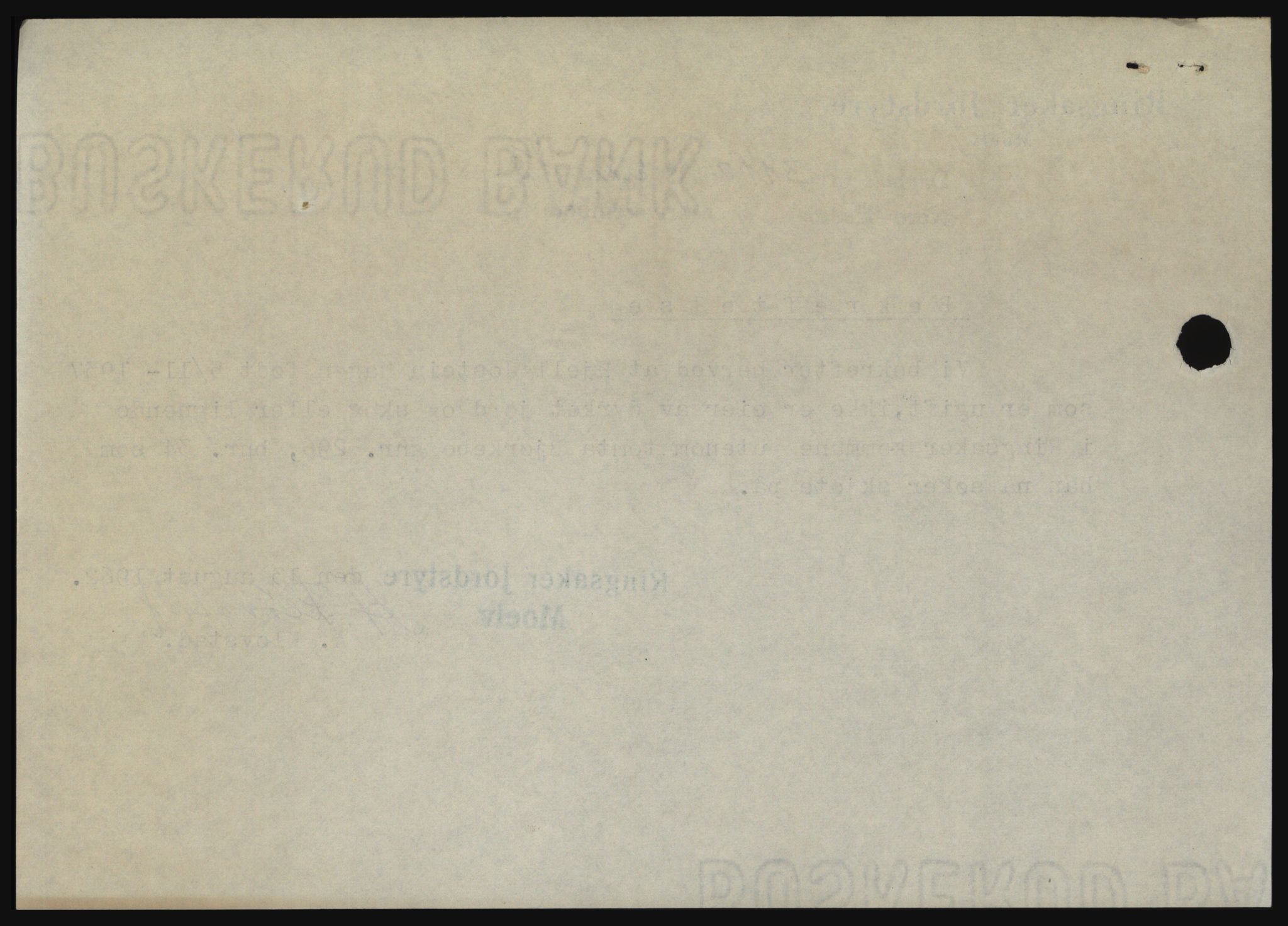 Nord-Hedmark sorenskriveri, AV/SAH-TING-012/H/Hc/L0016: Mortgage book no. 16, 1962-1962, Diary no: : 3112/1962