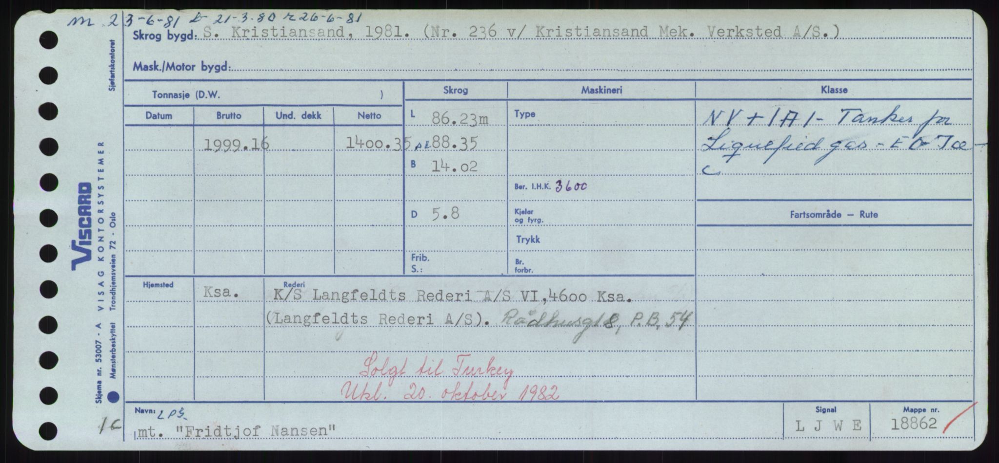 Sjøfartsdirektoratet med forløpere, Skipsmålingen, AV/RA-S-1627/H/Hd/L0011: Fartøy, Fla-Får, p. 427