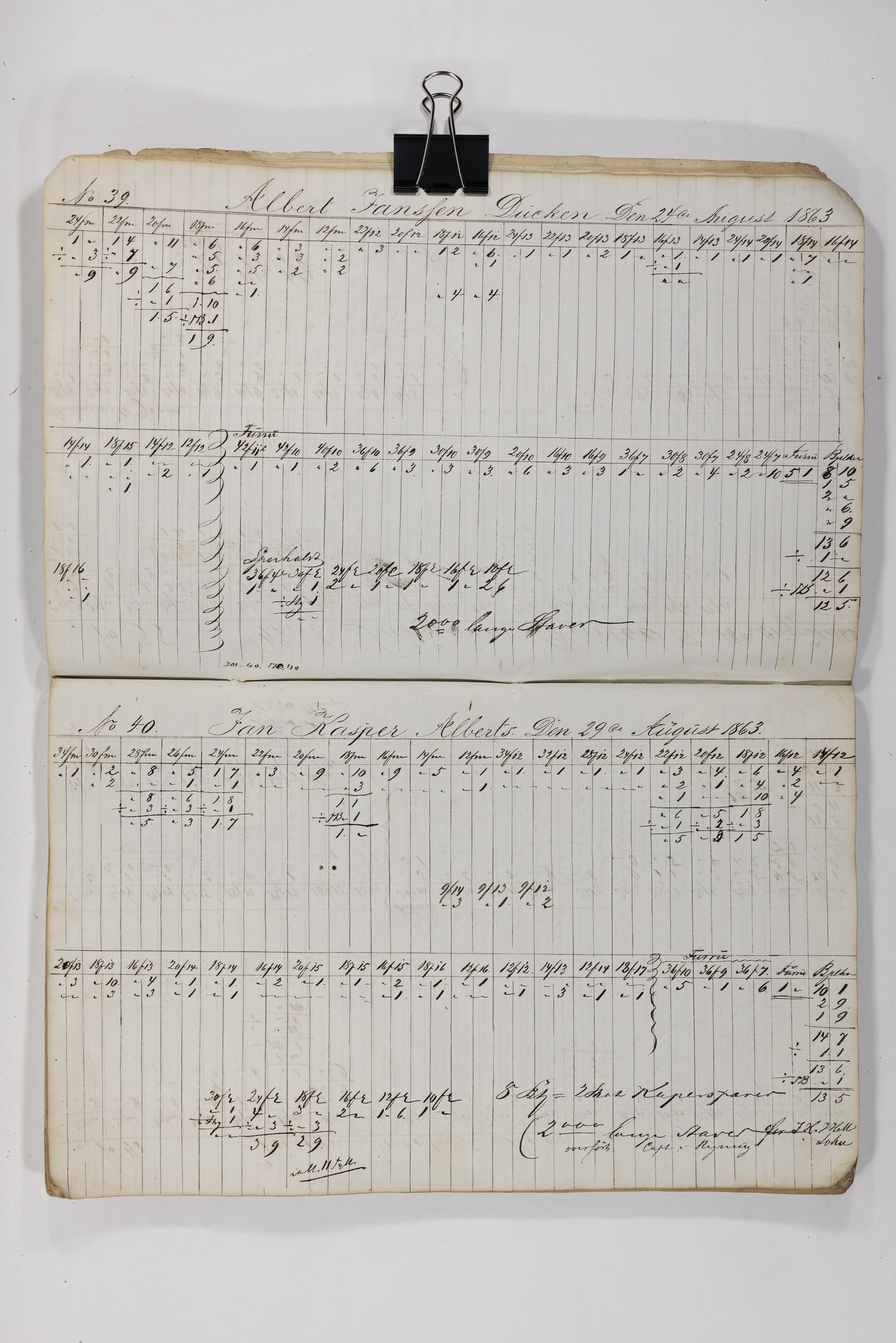 Blehr/ Kjellestad, TEMU/TGM-A-1212/E/Eb/L0010: Ladnings Liste, 1863-1868, p. 10