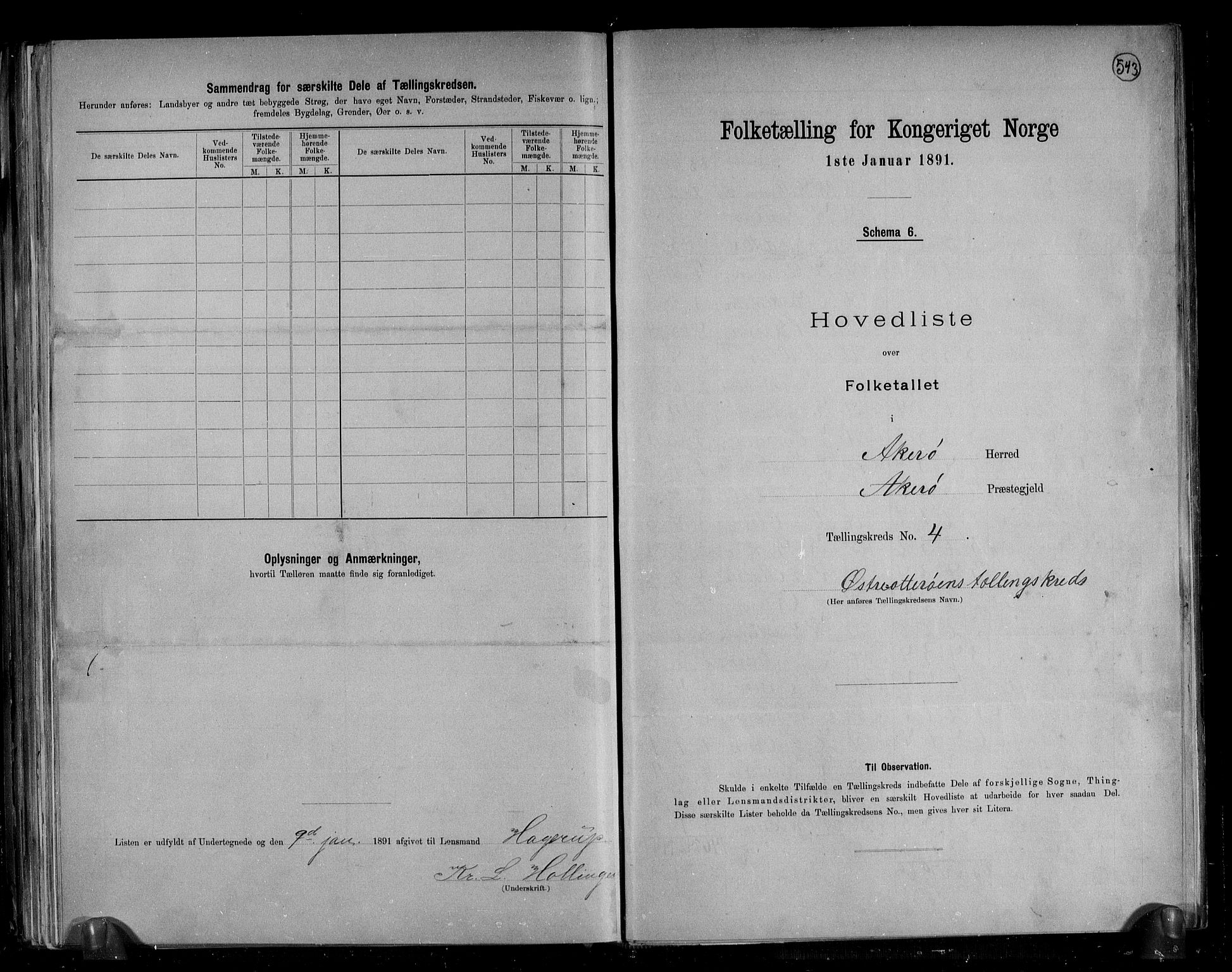 RA, 1891 census for 1545 Aukra, 1891, p. 12