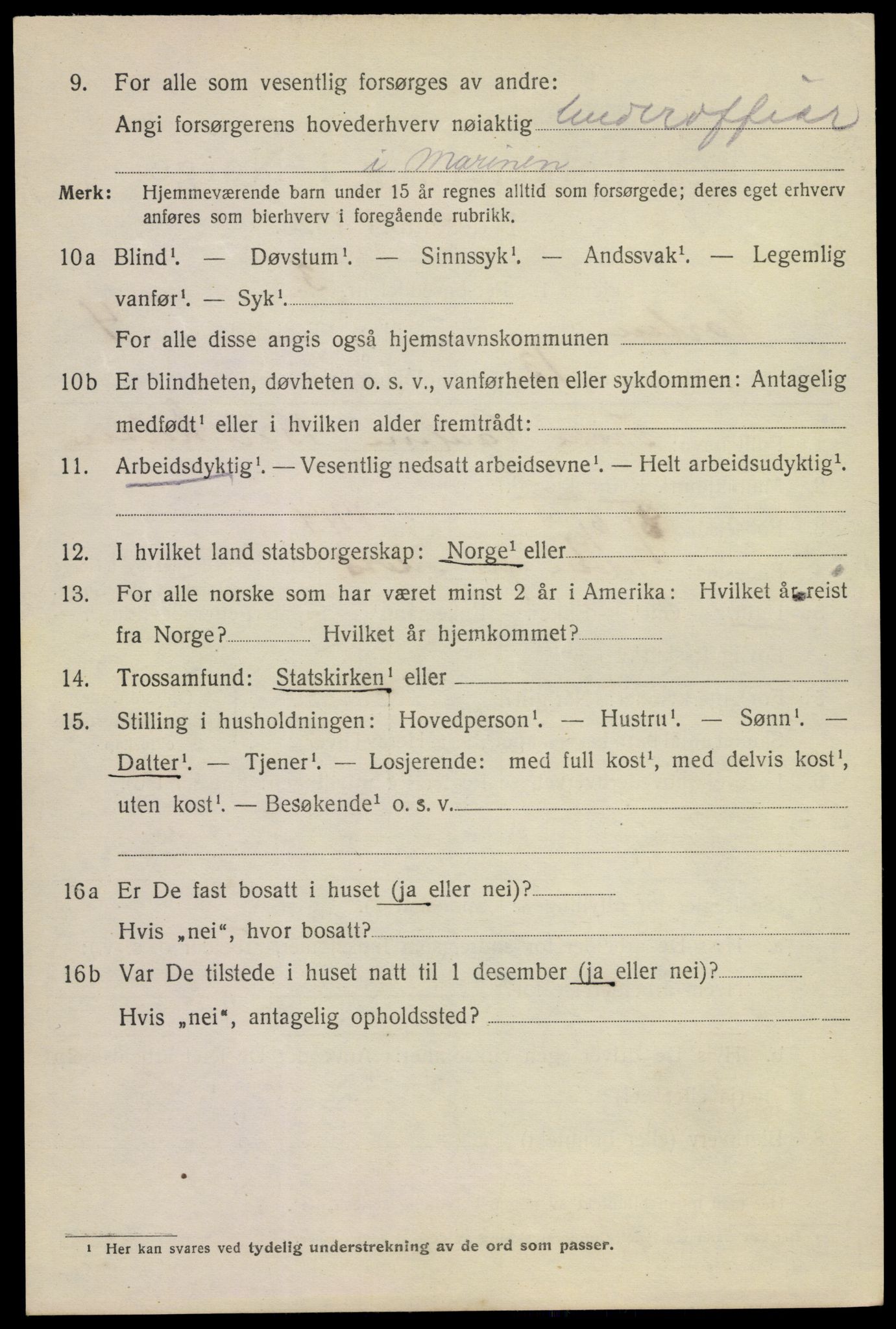 SAKO, 1920 census for Horten, 1920, p. 16434