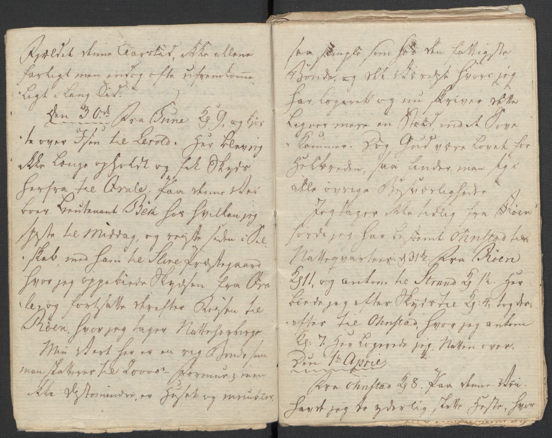 Holck, Meidell, Hartvig, AV/RA-PA-0204/F/L0001: (Kassett) Dagbøker ført av Ole Elias v.Holck, 1798-1842, p. 103