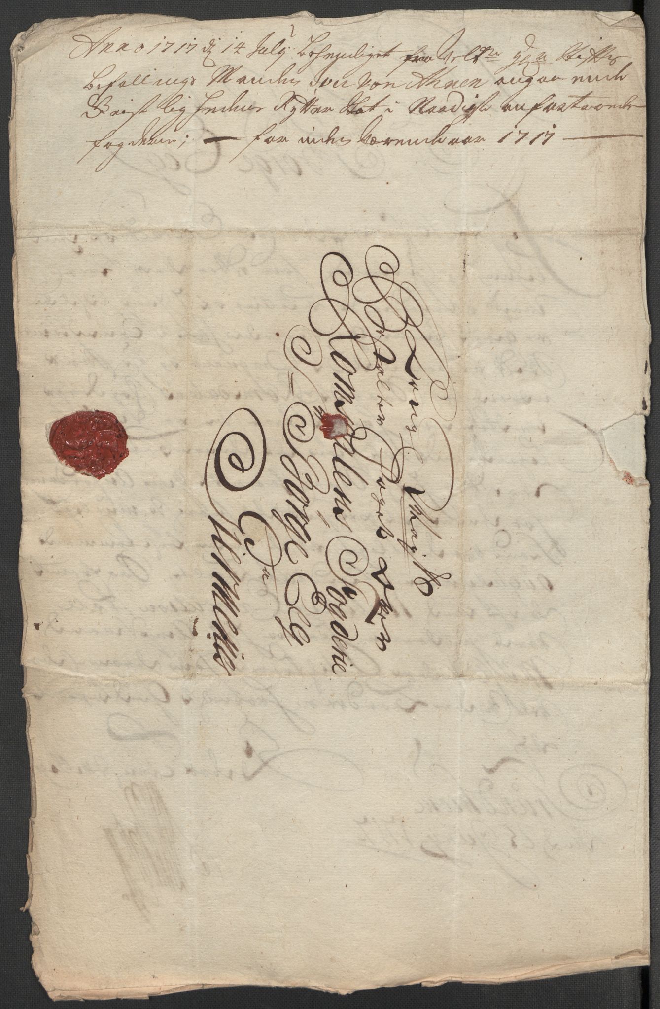 Rentekammeret inntil 1814, Reviderte regnskaper, Fogderegnskap, AV/RA-EA-4092/R55/L3664: Fogderegnskap Romsdal, 1717, p. 338