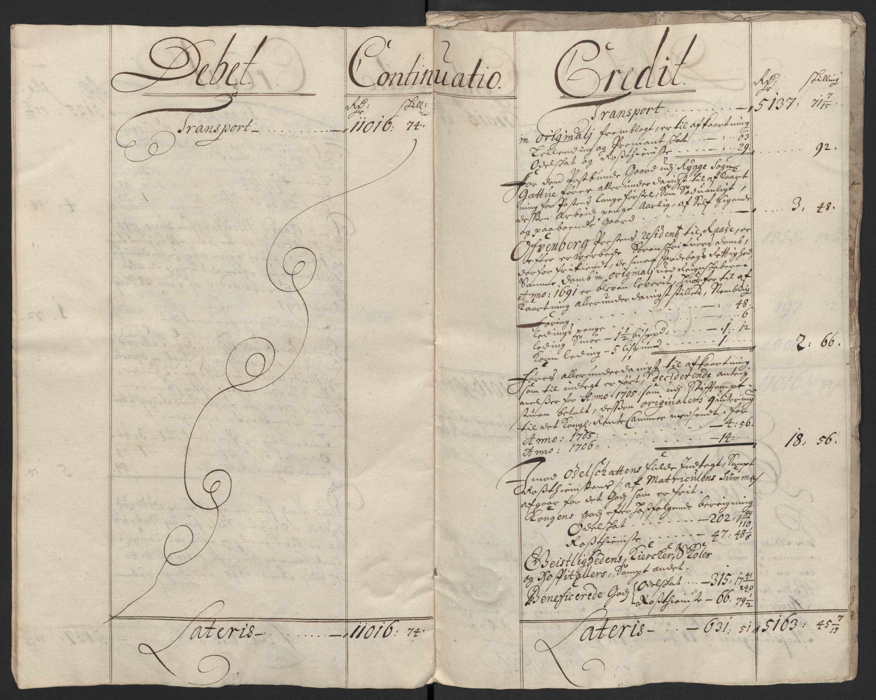 Rentekammeret inntil 1814, Reviderte regnskaper, Fogderegnskap, AV/RA-EA-4092/R04/L0134: Fogderegnskap Moss, Onsøy, Tune, Veme og Åbygge, 1707-1708, p. 250