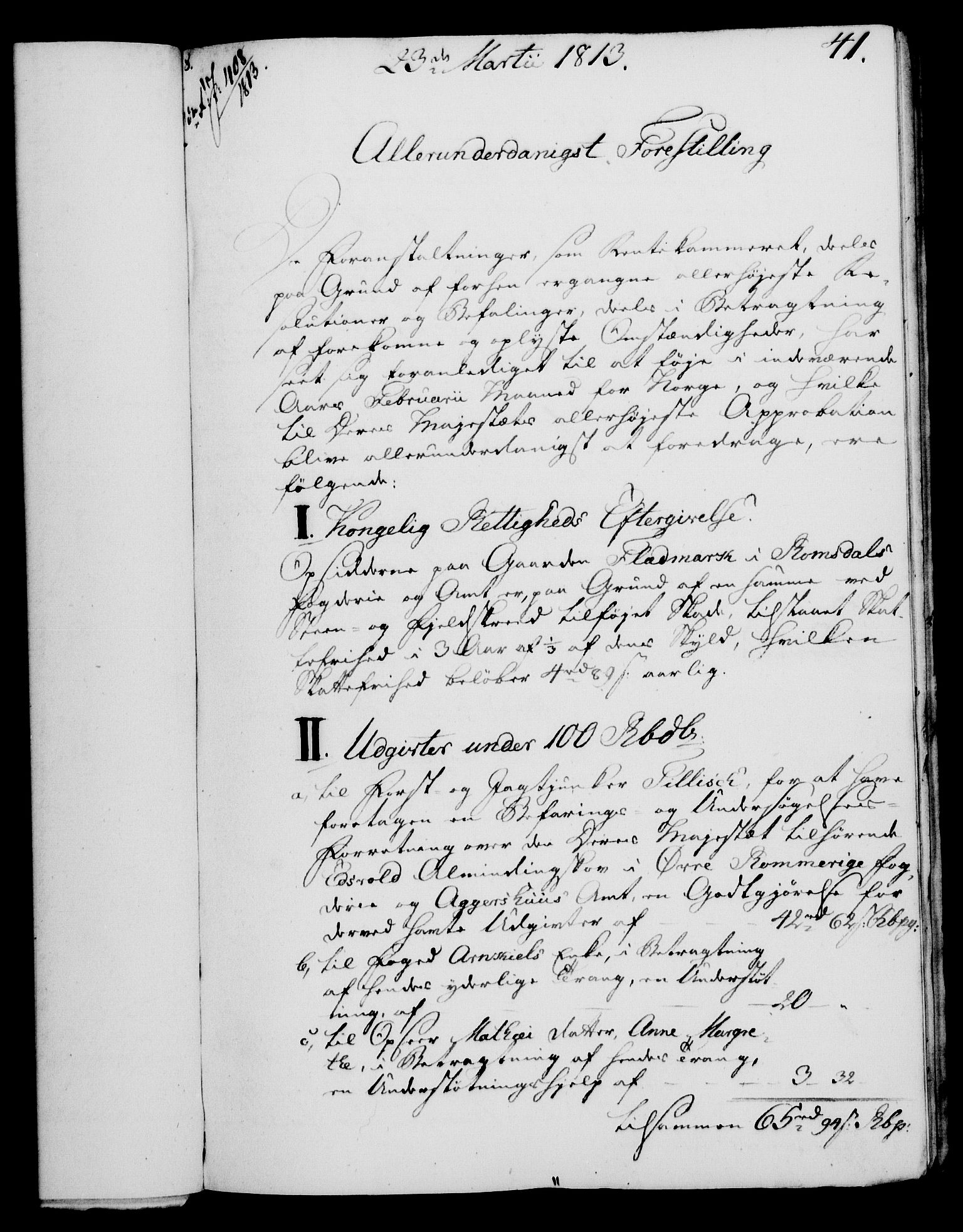 Rentekammeret, Kammerkanselliet, RA/EA-3111/G/Gf/Gfa/L0095: Norsk relasjons- og resolusjonsprotokoll (merket RK 52.95), 1813-1814, p. 163