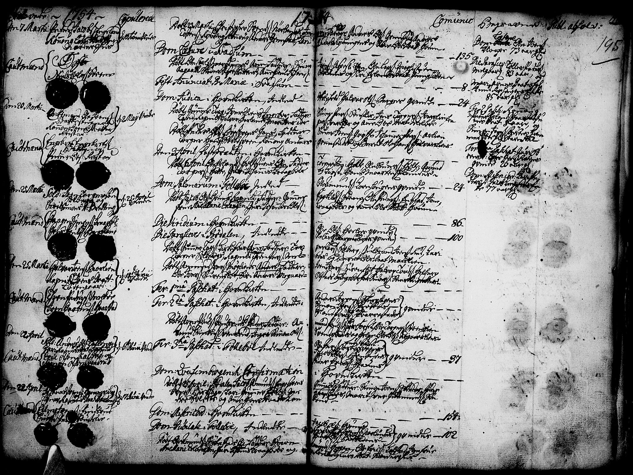 Gausdal prestekontor, SAH/PREST-090/H/Ha/Haa/L0002: Parish register (official) no. 2, 1729-1757, p. 195