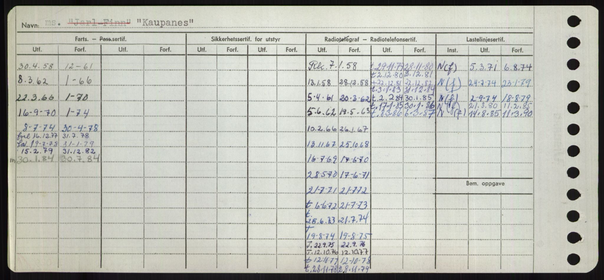 Sjøfartsdirektoratet med forløpere, Skipsmålingen, AV/RA-S-1627/H/Hd/L0020: Fartøy, K-Kon, p. 190