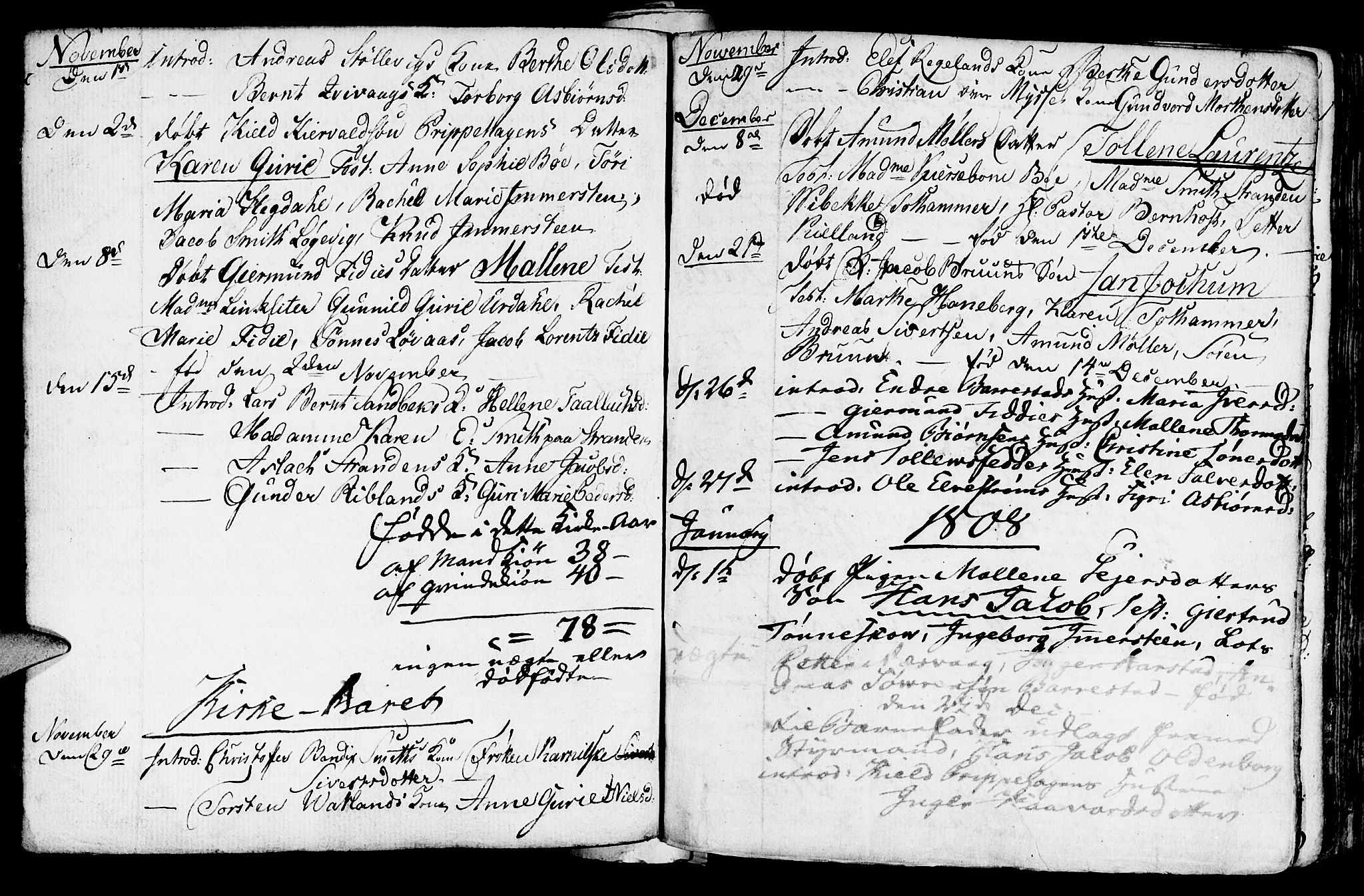 Sokndal sokneprestkontor, SAST/A-101808: Parish register (official) no. A 4, 1762-1811