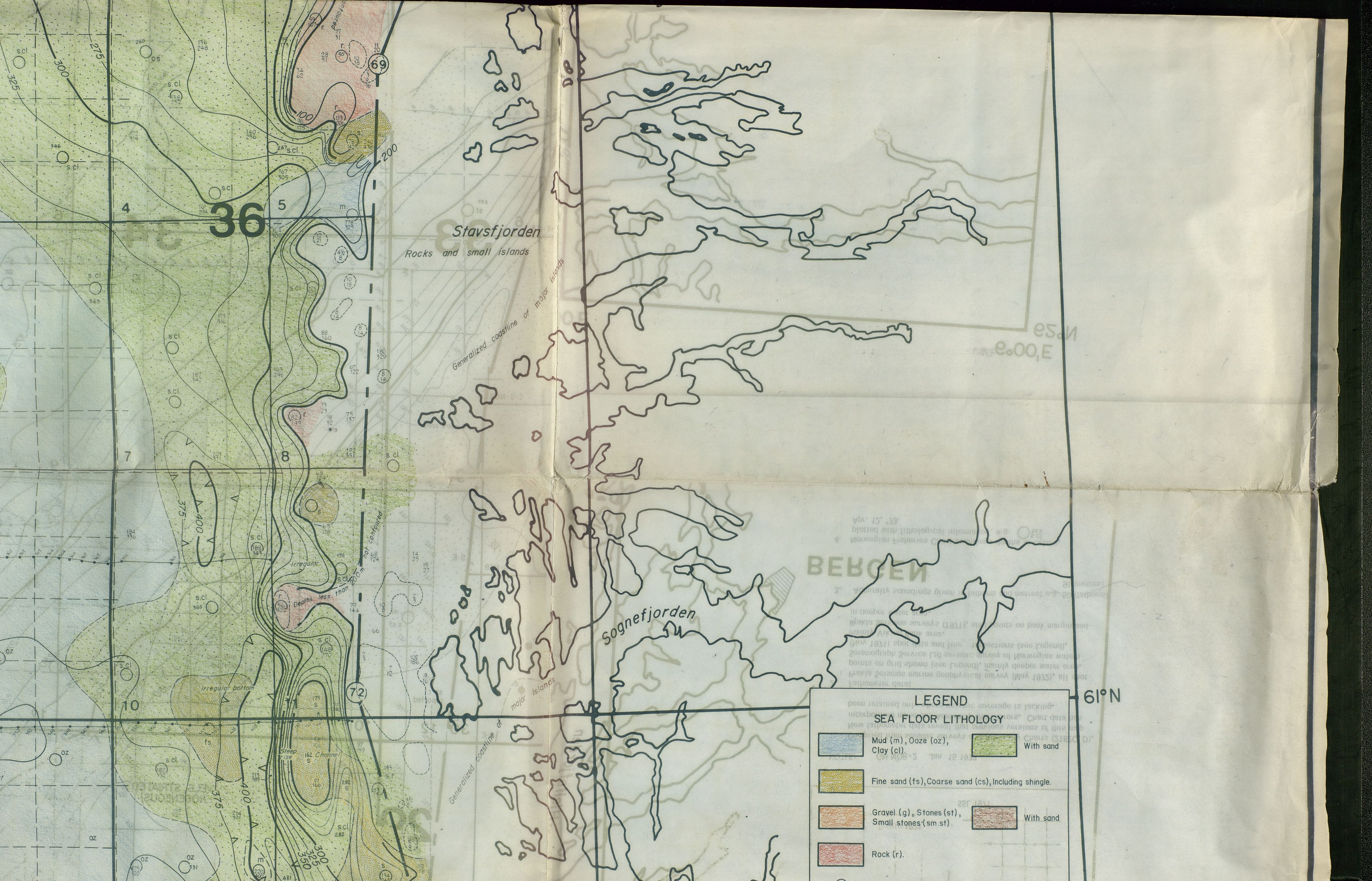 Industridepartementet, Oljekontoret, AV/SAST-A-101348/Da/L0009:  Arkivnøkkel 722 - 725 Geofysikk, geologi, 1969-1972, p. 223