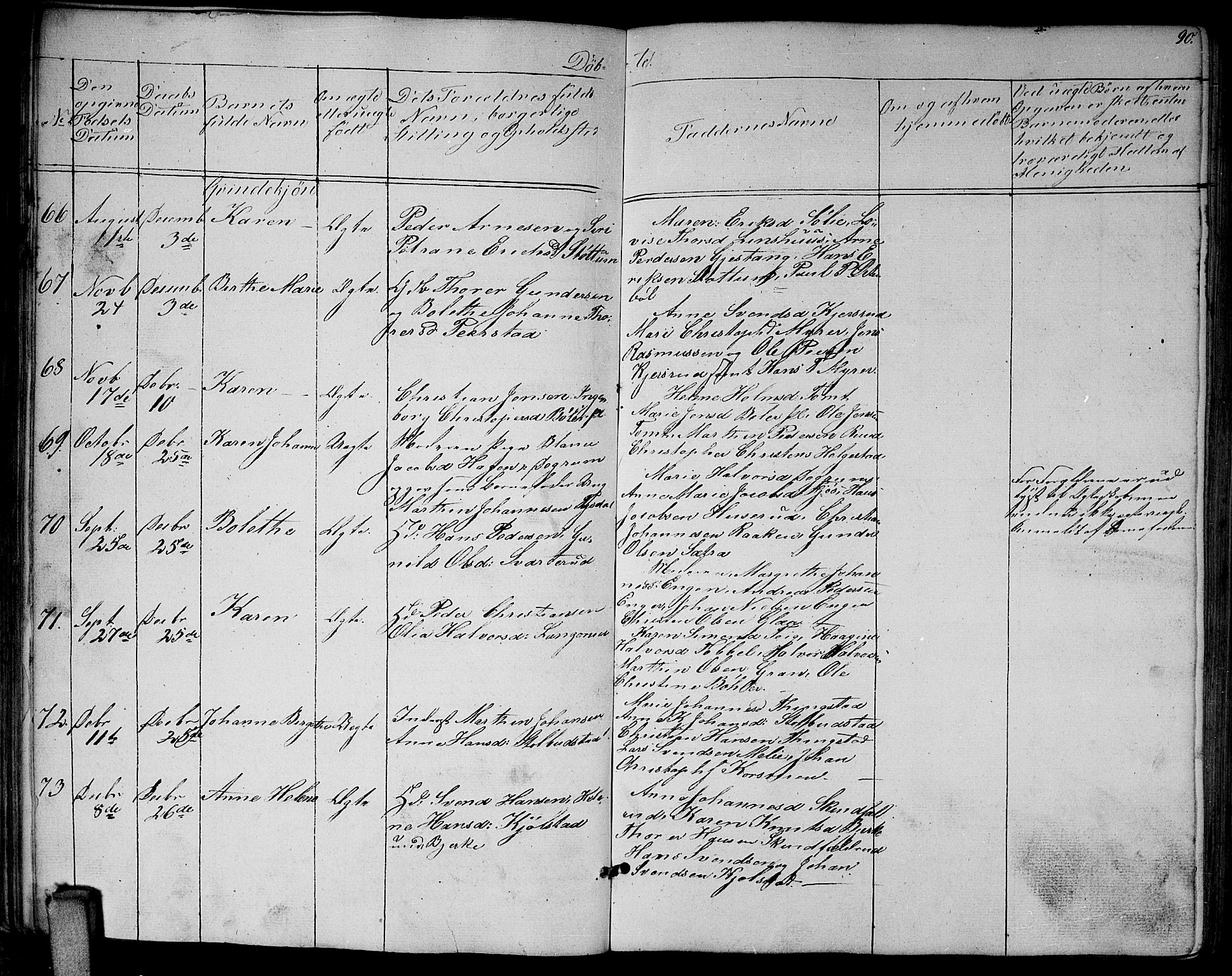 Enebakk prestekontor Kirkebøker, AV/SAO-A-10171c/G/Ga/L0004: Parish register (copy) no. I 4, 1850-1866, p. 90