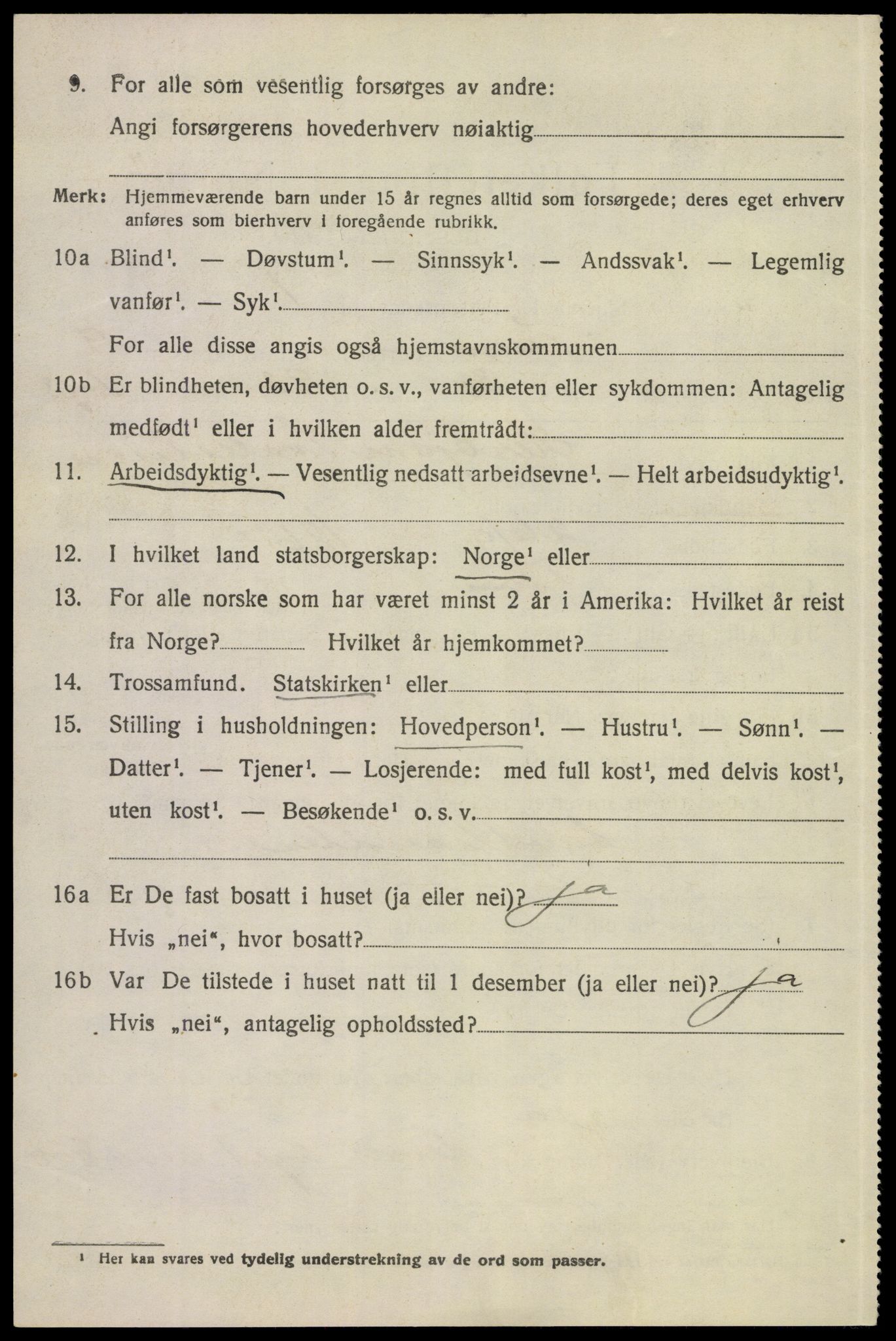 SAKO, 1920 census for Tinn, 1920, p. 6277