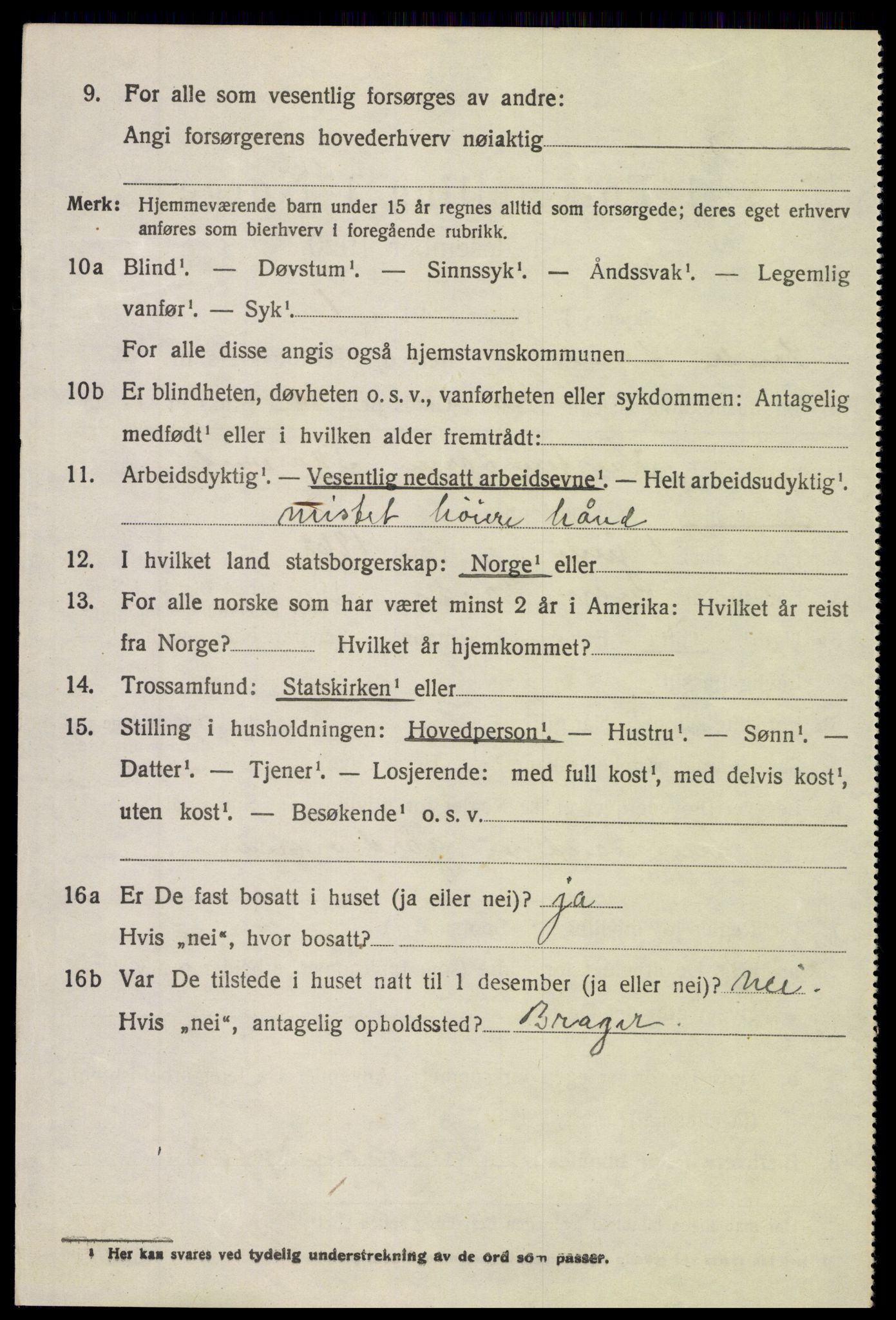 SAH, 1920 census for Søndre Land, 1920, p. 8172