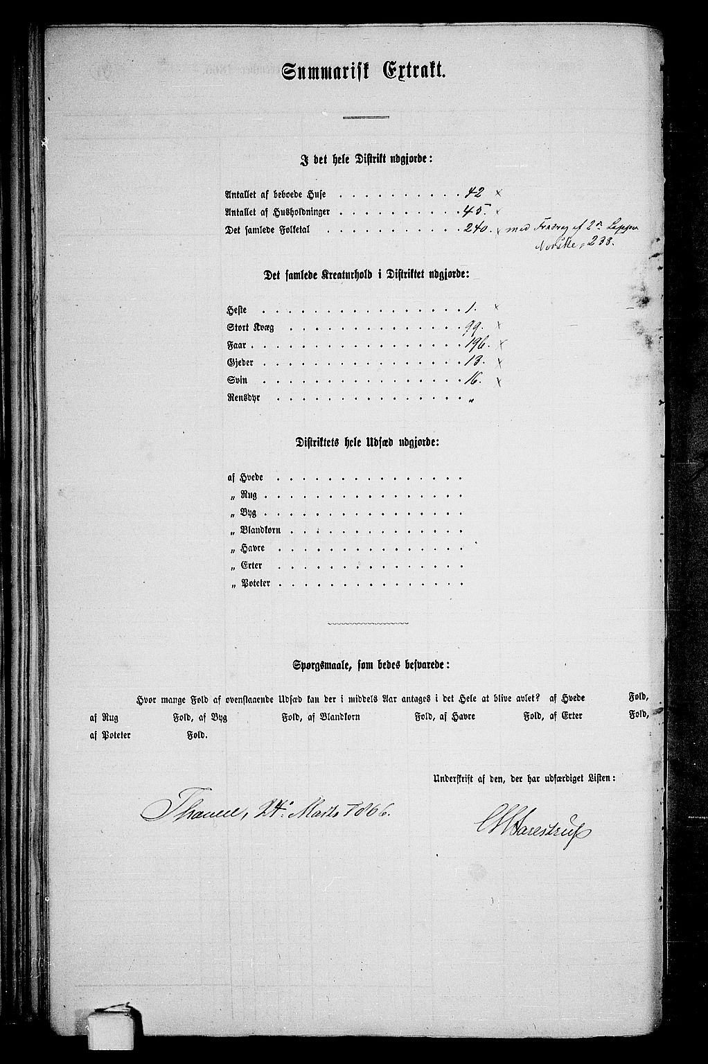 RA, 1865 census for Tana, 1865, p. 62