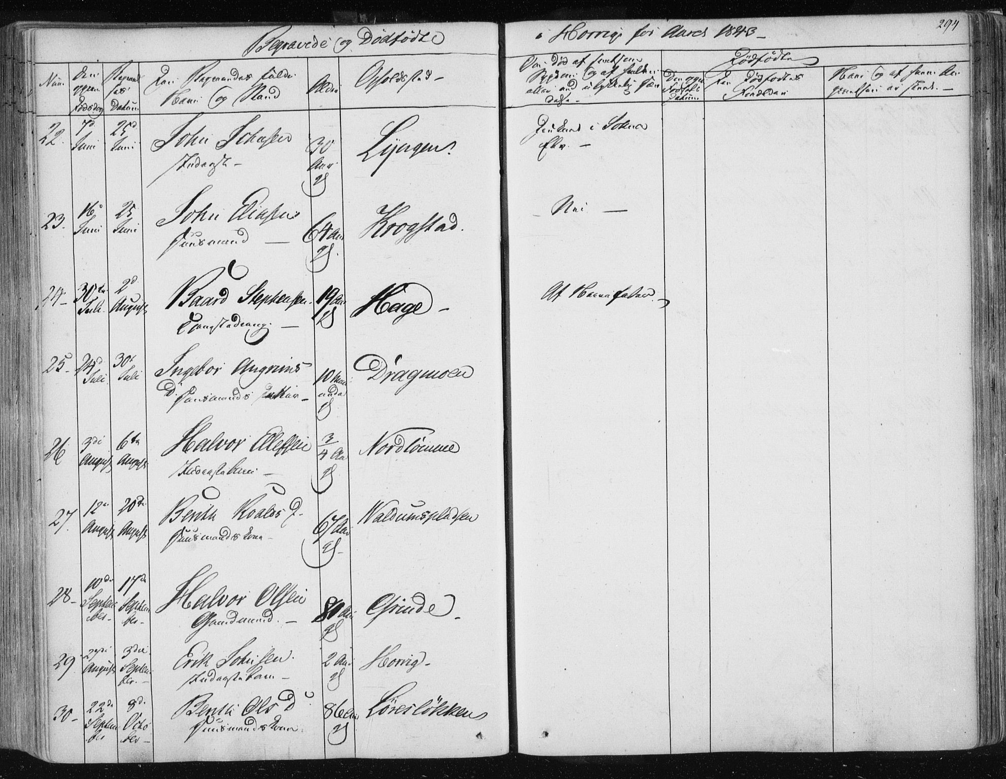 Ministerialprotokoller, klokkerbøker og fødselsregistre - Sør-Trøndelag, SAT/A-1456/687/L0998: Parish register (official) no. 687A05 /2, 1843-1849, p. 294