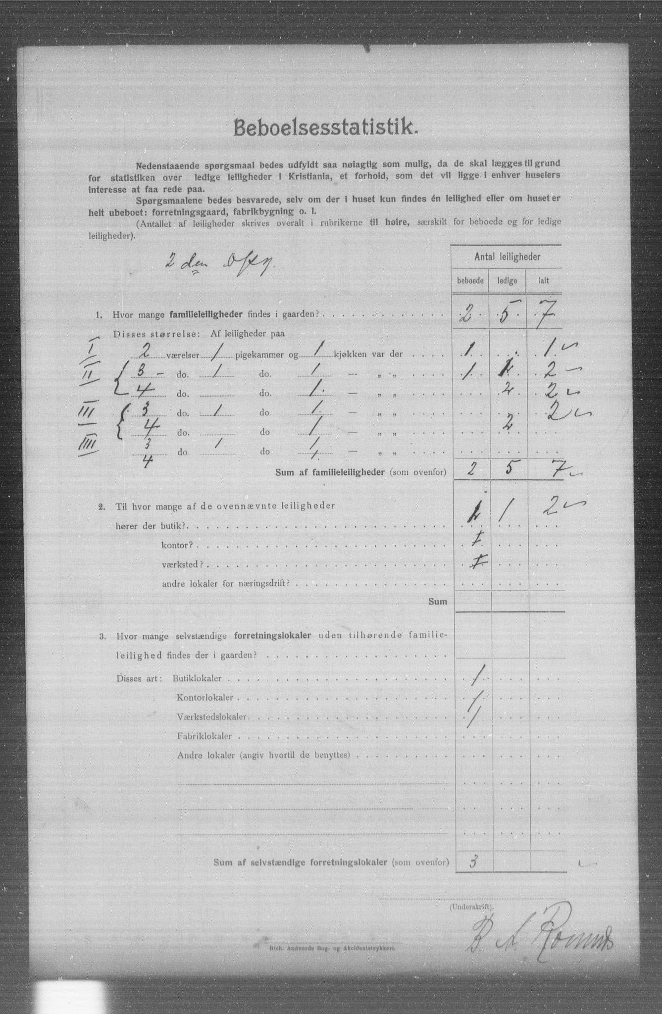 OBA, Municipal Census 1904 for Kristiania, 1904, p. 17501