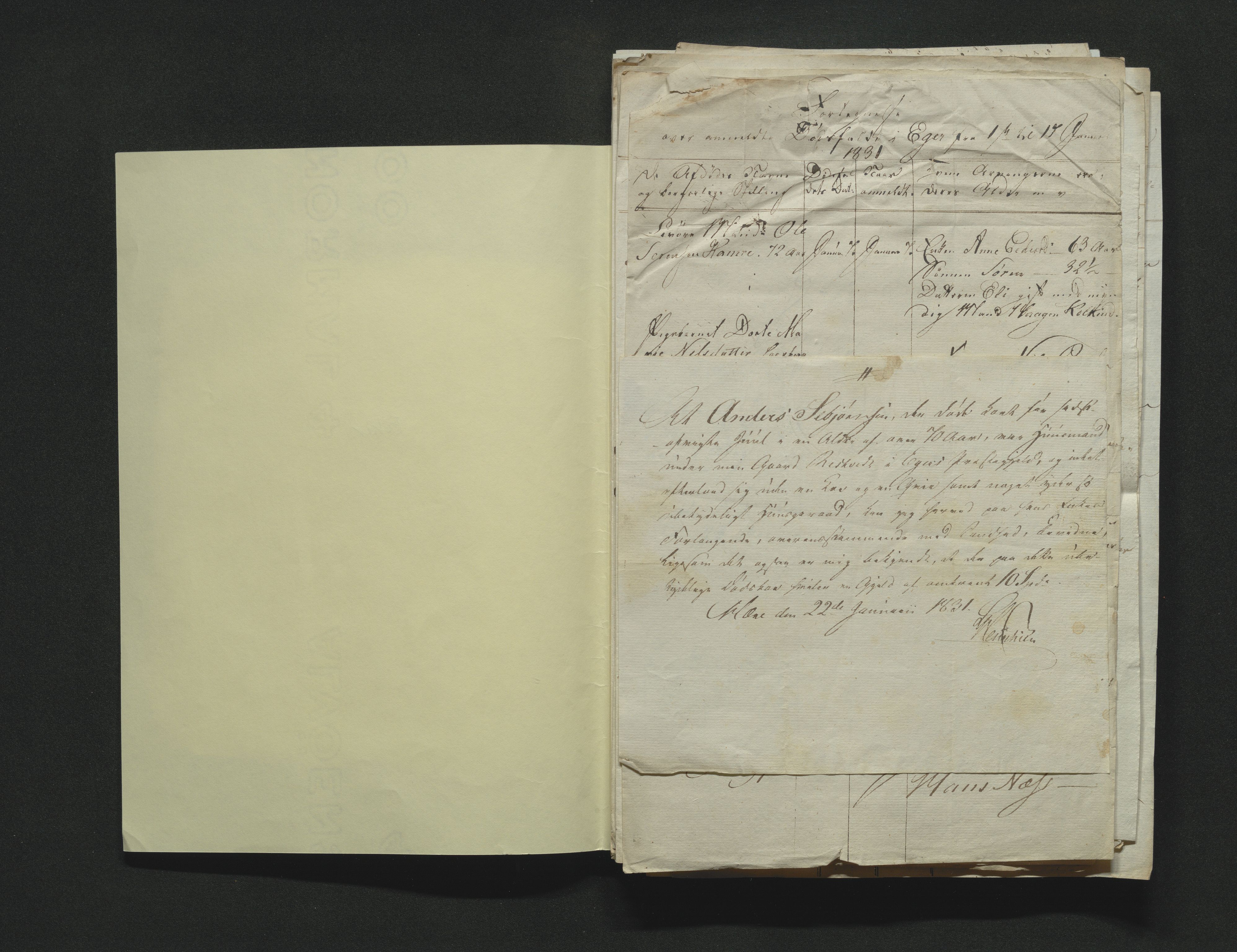 Eiker, Modum og Sigdal sorenskriveri, AV/SAKO-A-123/H/Ha/Hab/L0003: Dødsfallsmeldinger, 1830-1833