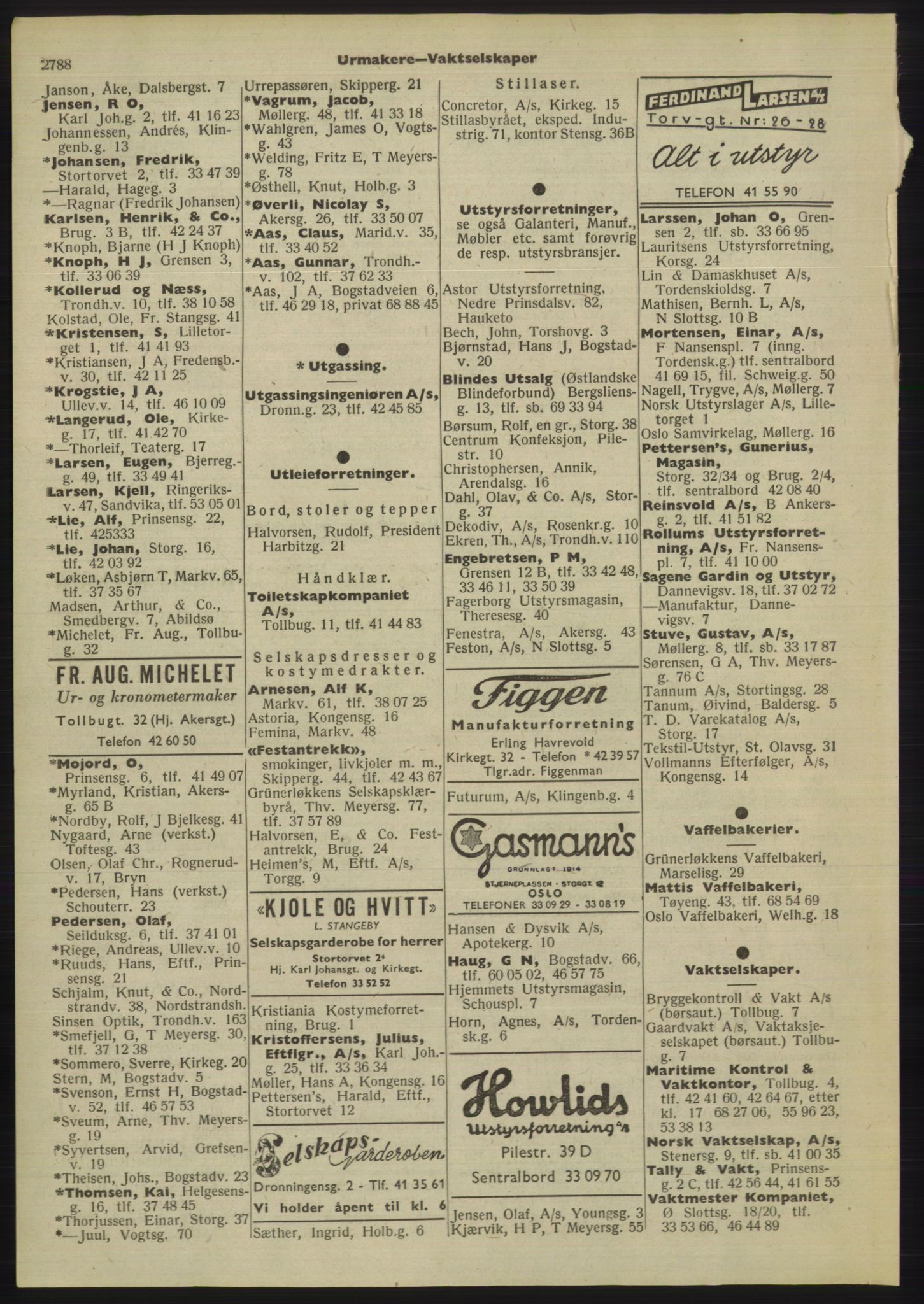 Kristiania/Oslo adressebok, PUBL/-, 1955, p. 2788