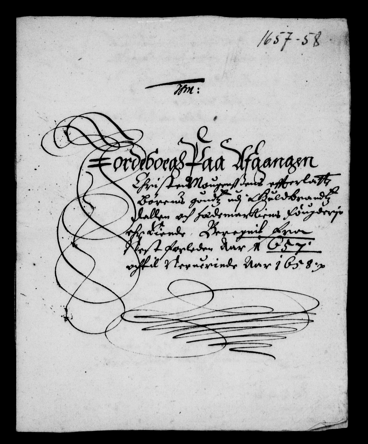 Rentekammeret inntil 1814, Reviderte regnskaper, Lensregnskaper, RA/EA-5023/R/Rb/Rba/L0243: Akershus len, 1657-1658