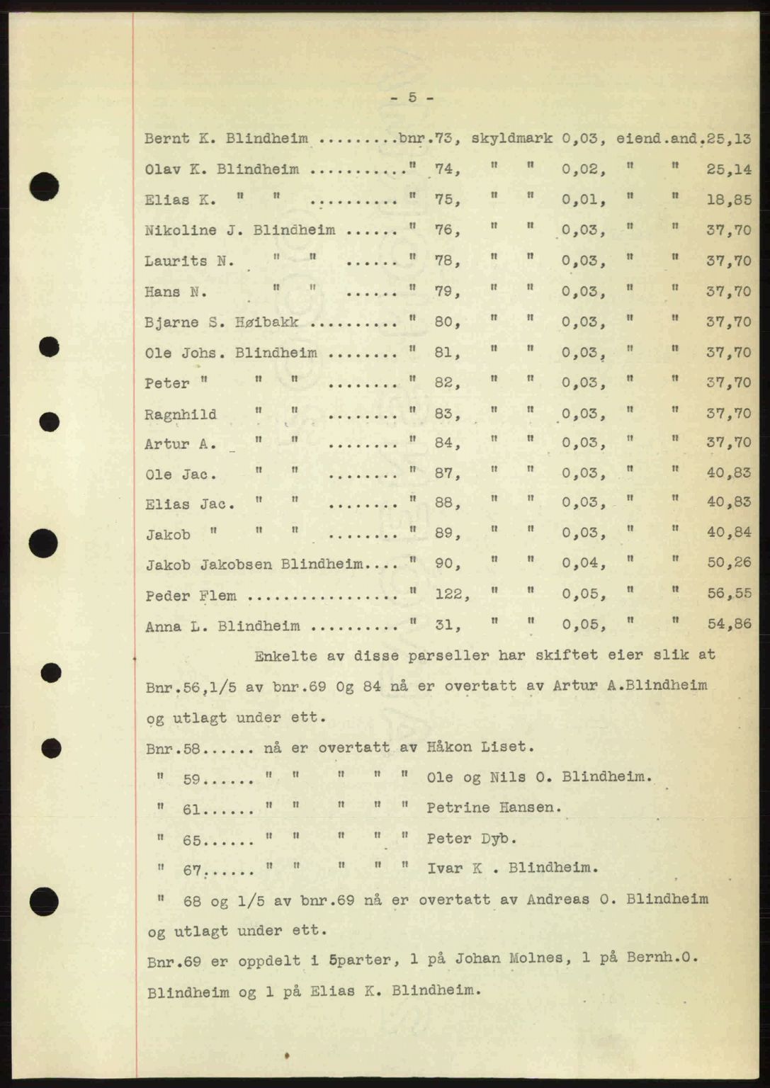 Nordre Sunnmøre sorenskriveri, AV/SAT-A-0006/1/2/2C/2Ca: Mortgage book no. A29, 1948-1949, Diary no: : 108/1949