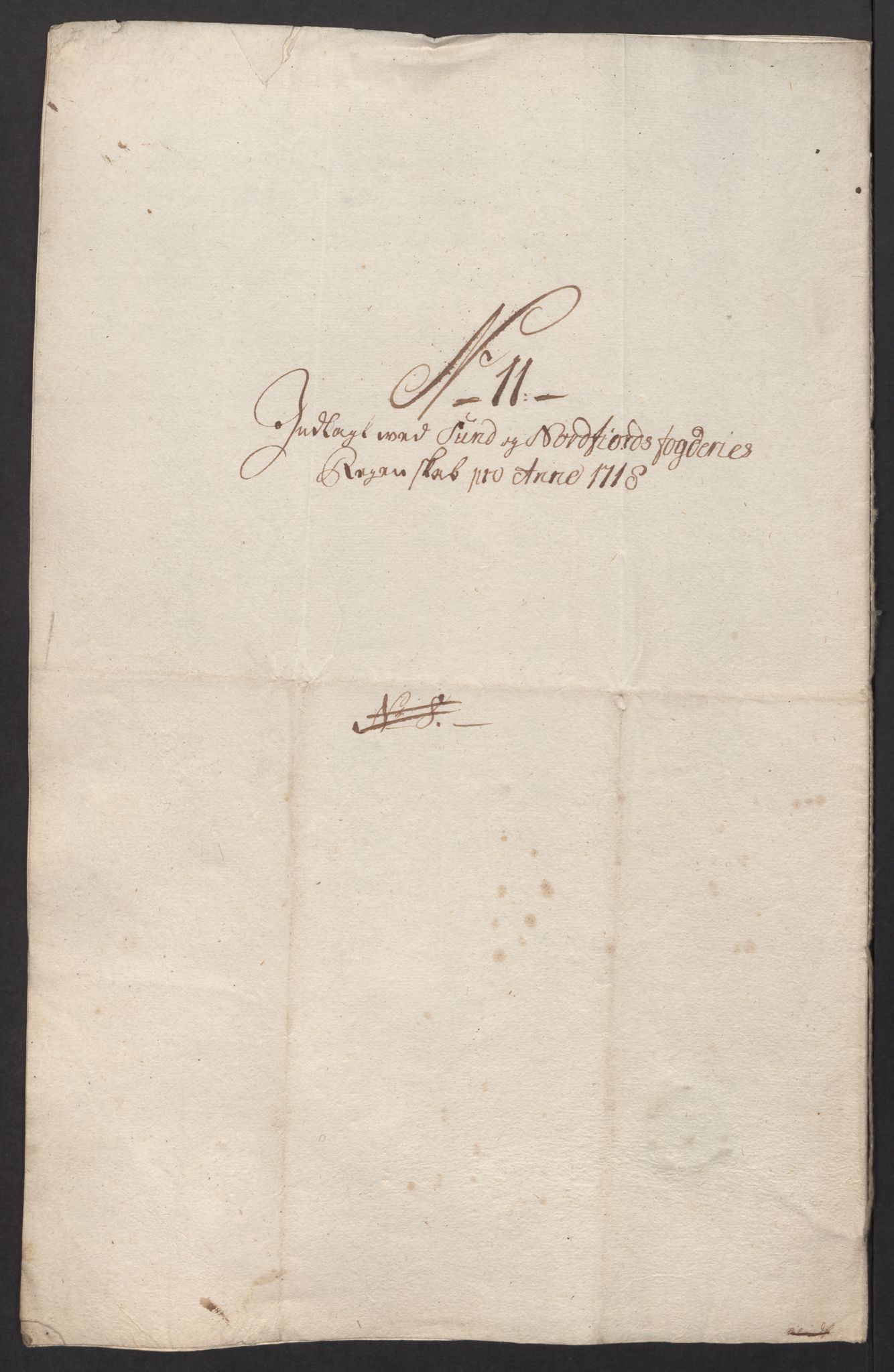 Rentekammeret inntil 1814, Reviderte regnskaper, Fogderegnskap, RA/EA-4092/R53/L3441: Fogderegnskap Sunn- og Nordfjord, 1717-1718, p. 343