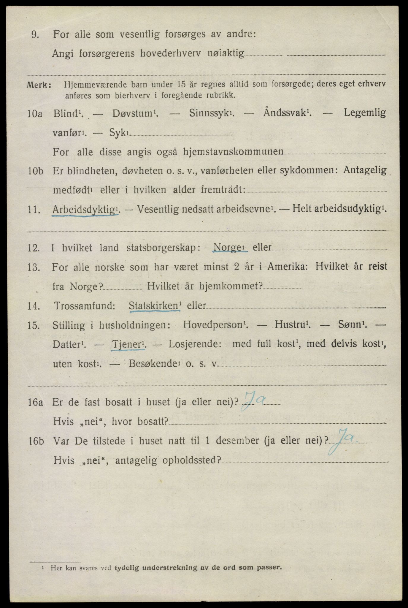 SAO, 1920 census for Våler, 1920, p. 917