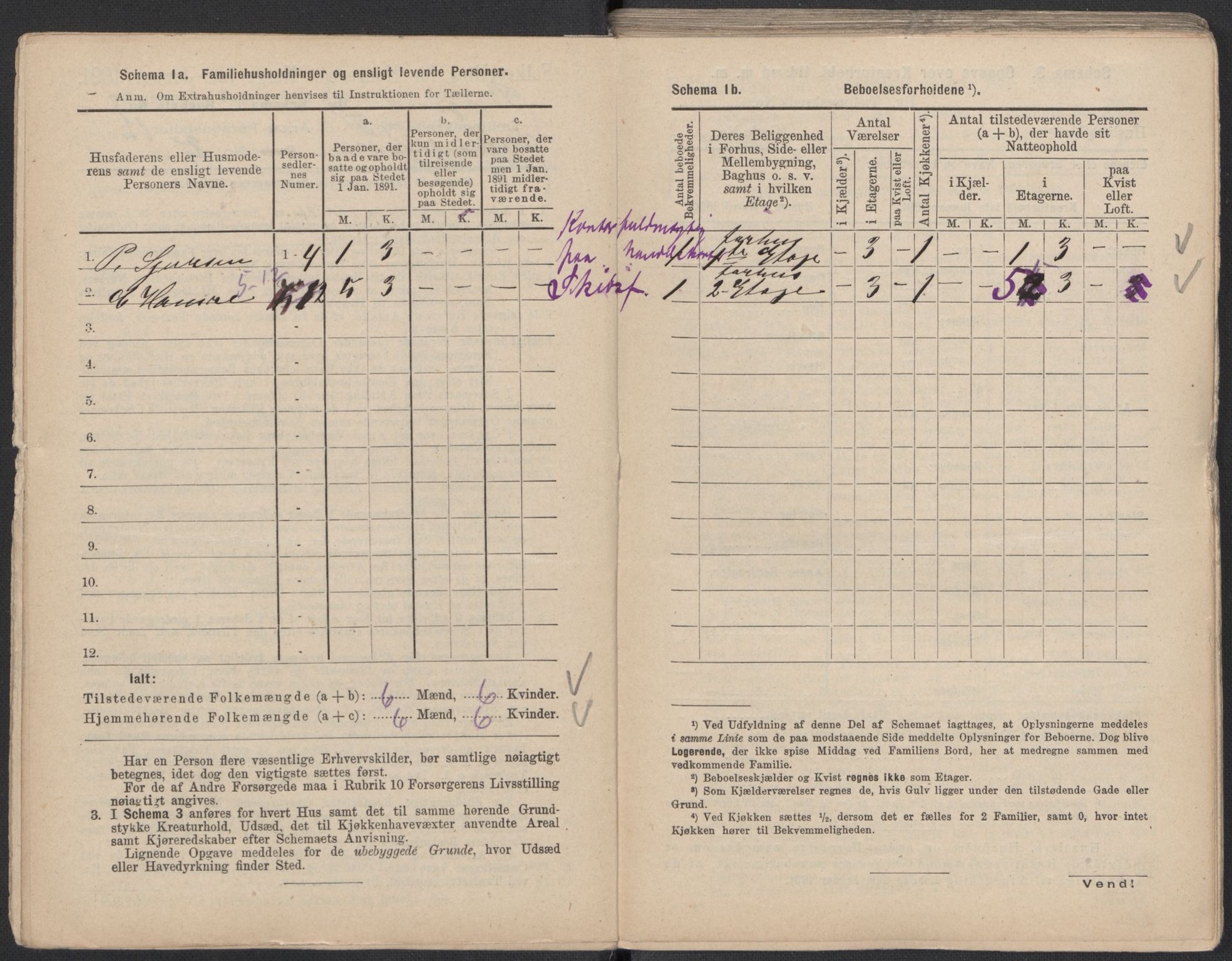 RA, 1891 Census for 1301 Bergen, 1891, p. 8327