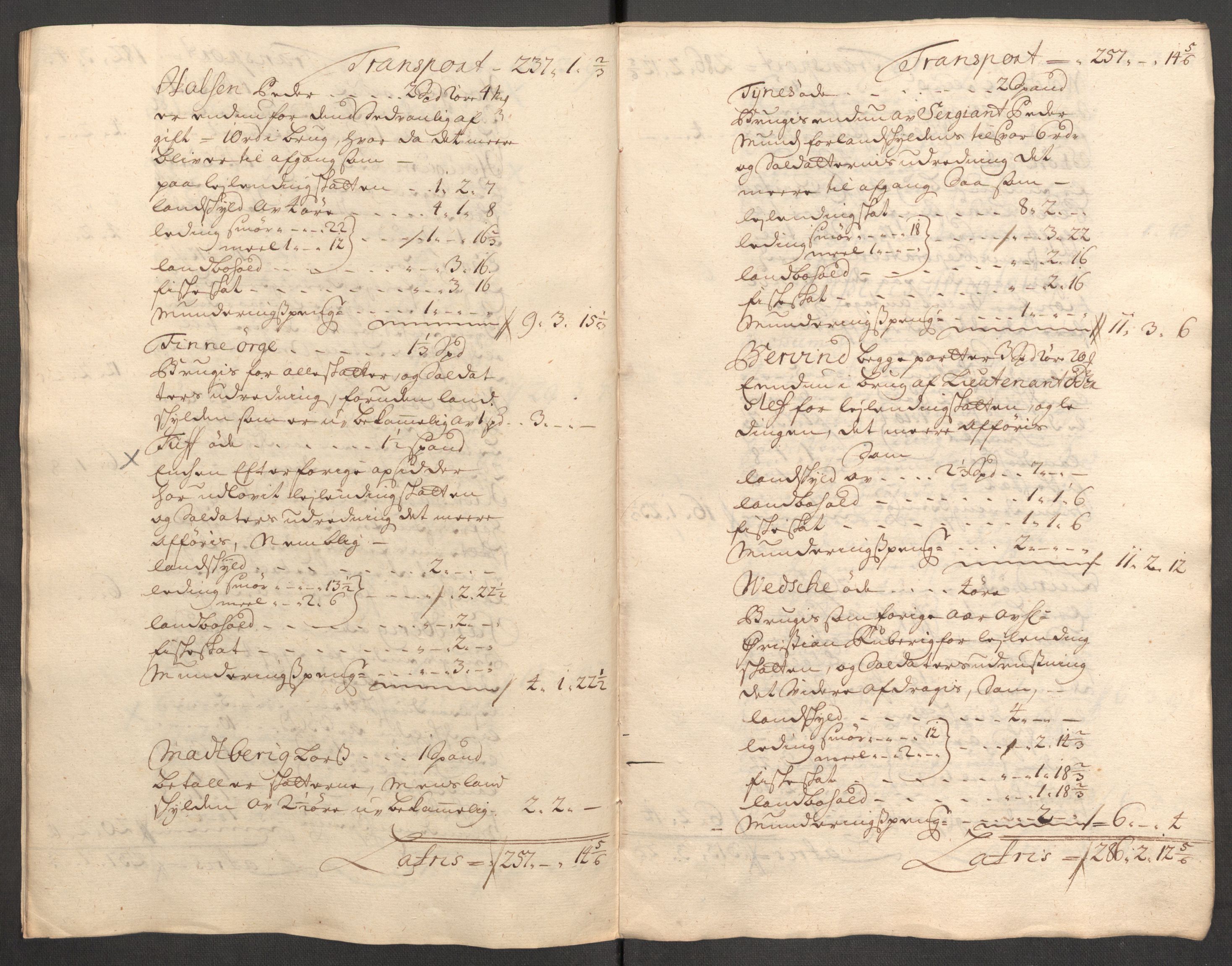 Rentekammeret inntil 1814, Reviderte regnskaper, Fogderegnskap, RA/EA-4092/R62/L4201: Fogderegnskap Stjørdal og Verdal, 1711, p. 268