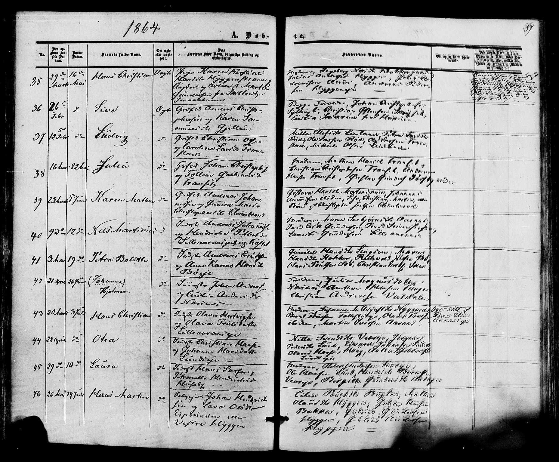 Røyken kirkebøker, AV/SAKO-A-241/F/Fa/L0006: Parish register (official) no. 6, 1857-1875, p. 57