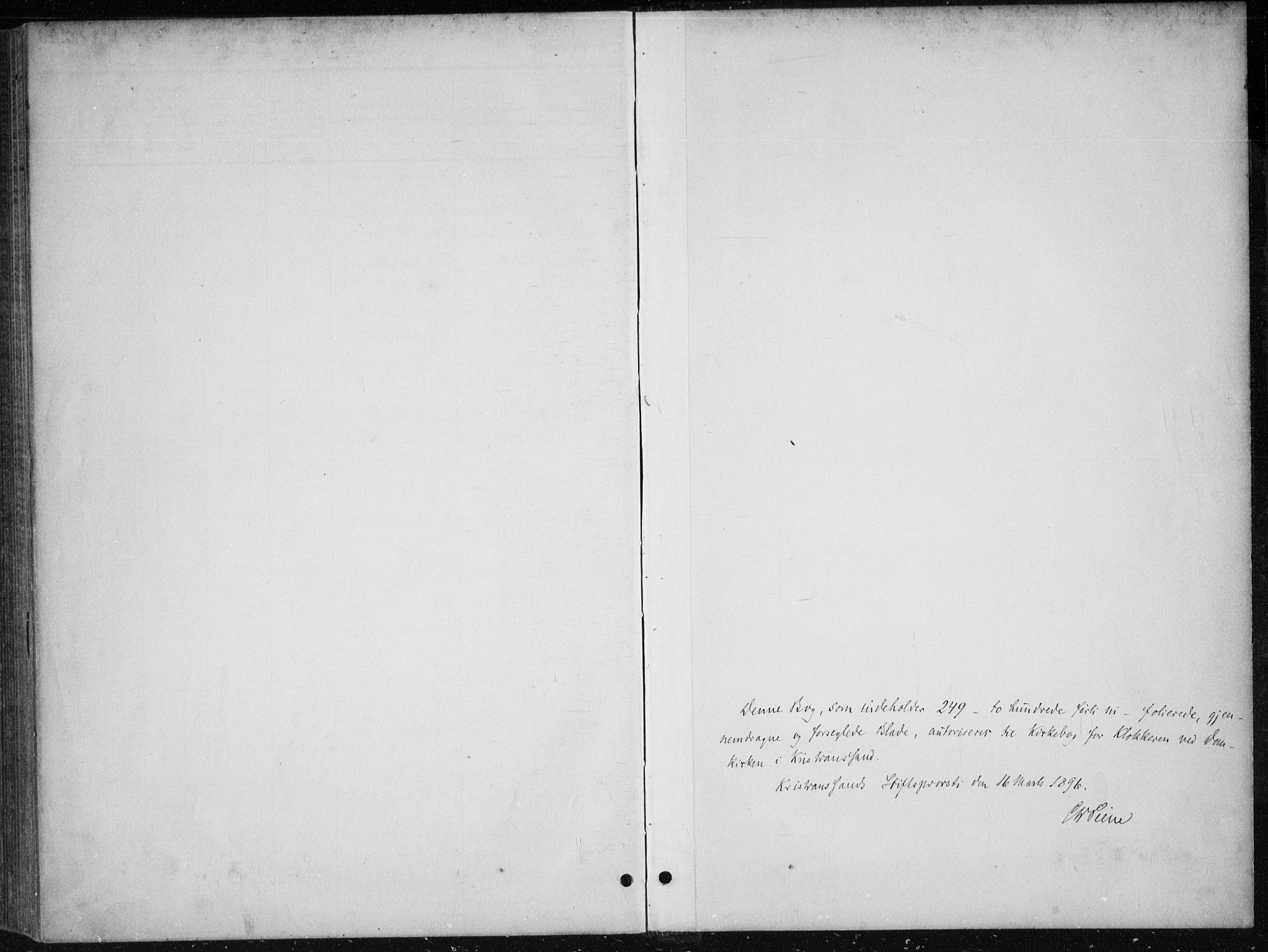 Kristiansand domprosti, AV/SAK-1112-0006/F/Fb/L0018: Parish register (copy) no. B 18, 1896-1905