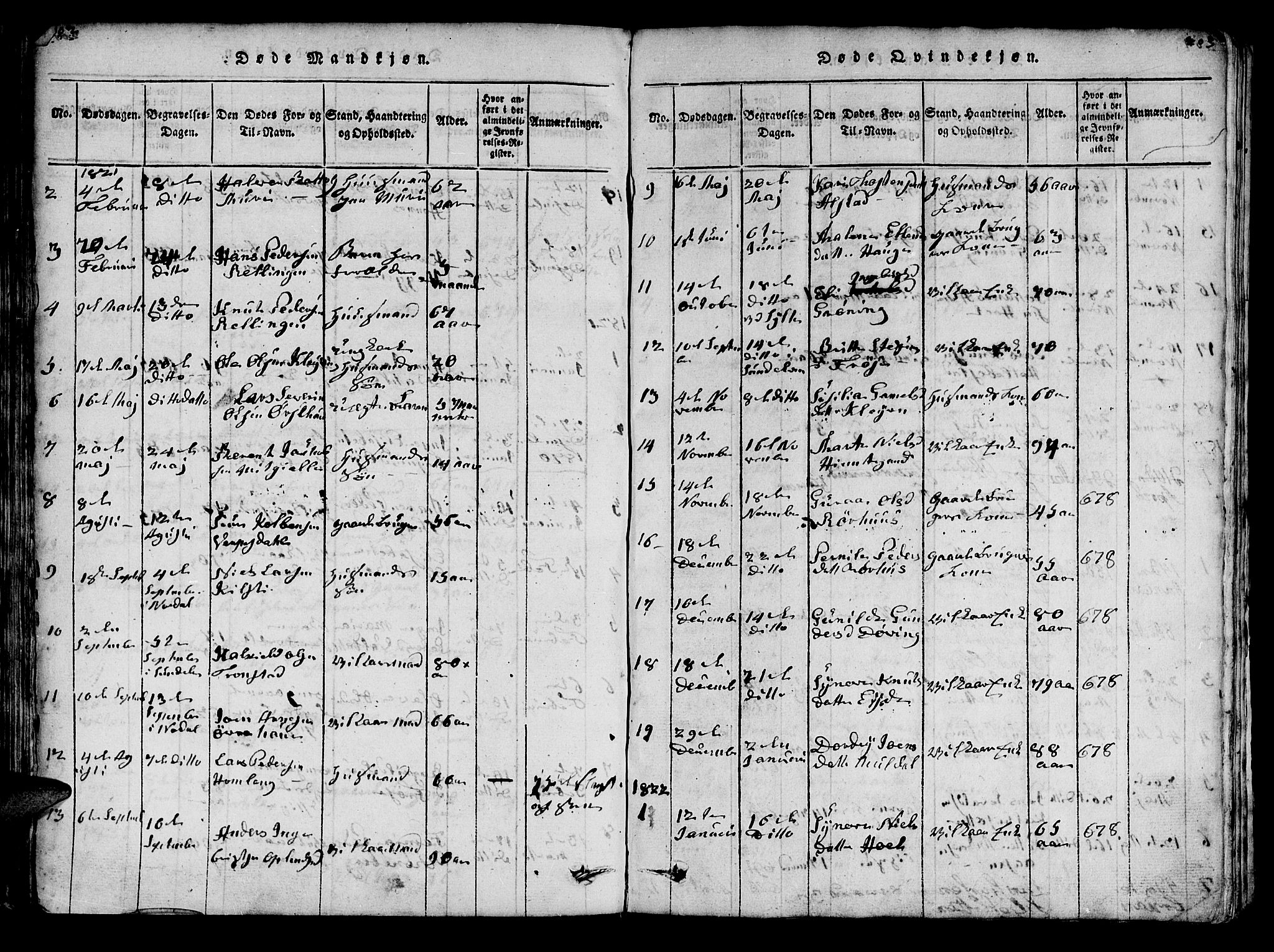 Ministerialprotokoller, klokkerbøker og fødselsregistre - Møre og Romsdal, SAT/A-1454/519/L0246: Parish register (official) no. 519A05, 1817-1834, p. 202-203