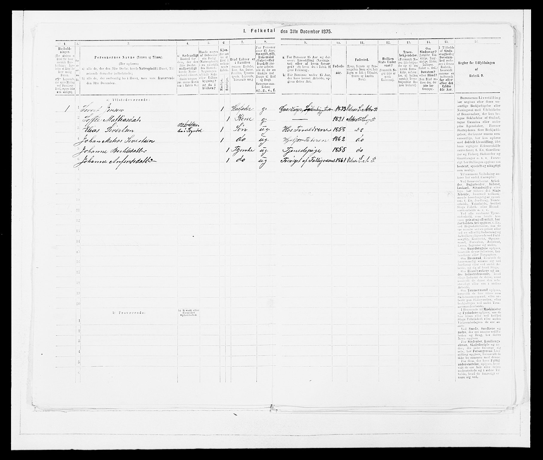 SAB, 1875 census for 1428P Askvoll, 1875, p. 628