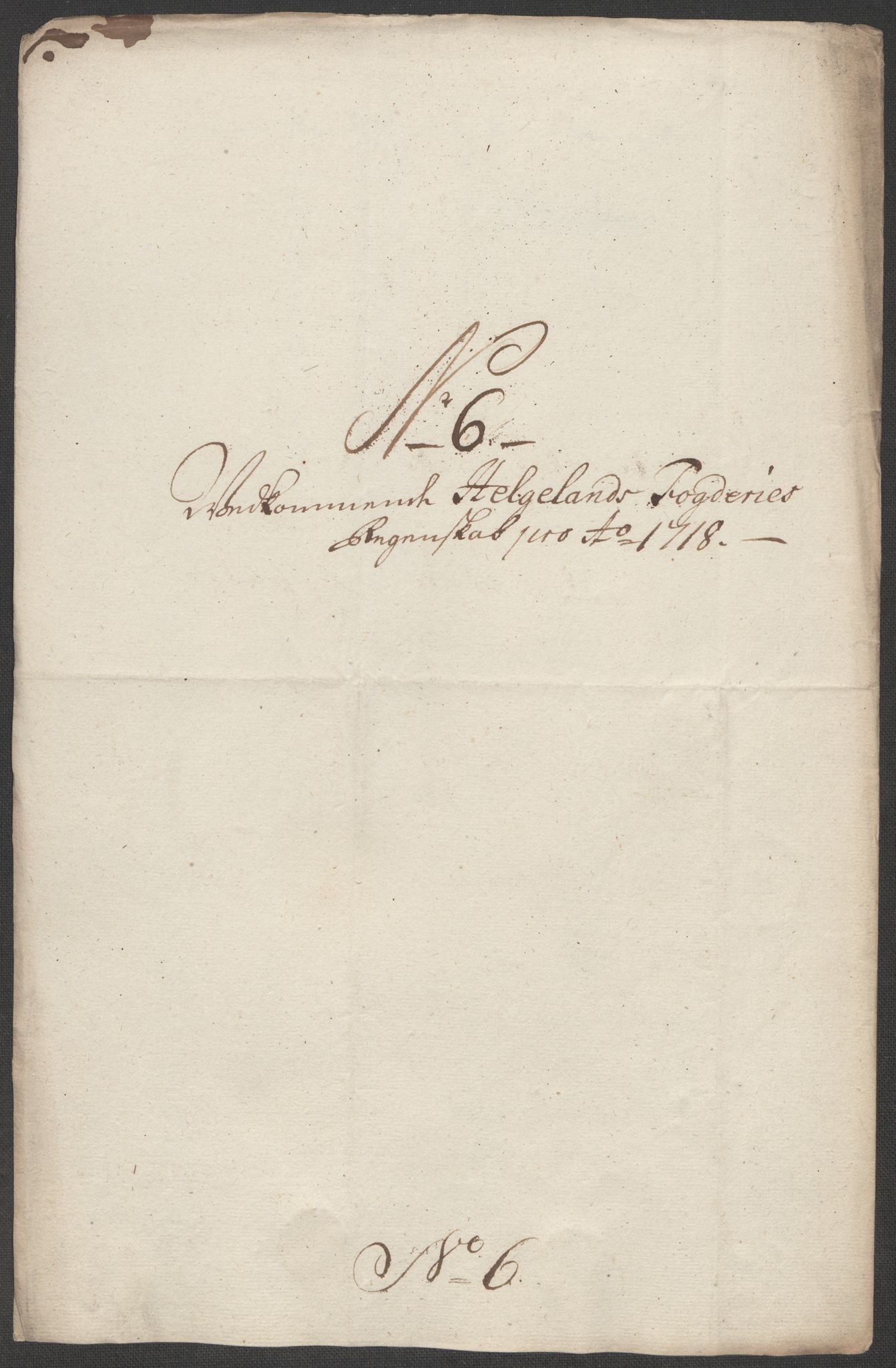 Rentekammeret inntil 1814, Reviderte regnskaper, Fogderegnskap, AV/RA-EA-4092/R65/L4516: Fogderegnskap Helgeland, 1718, p. 120