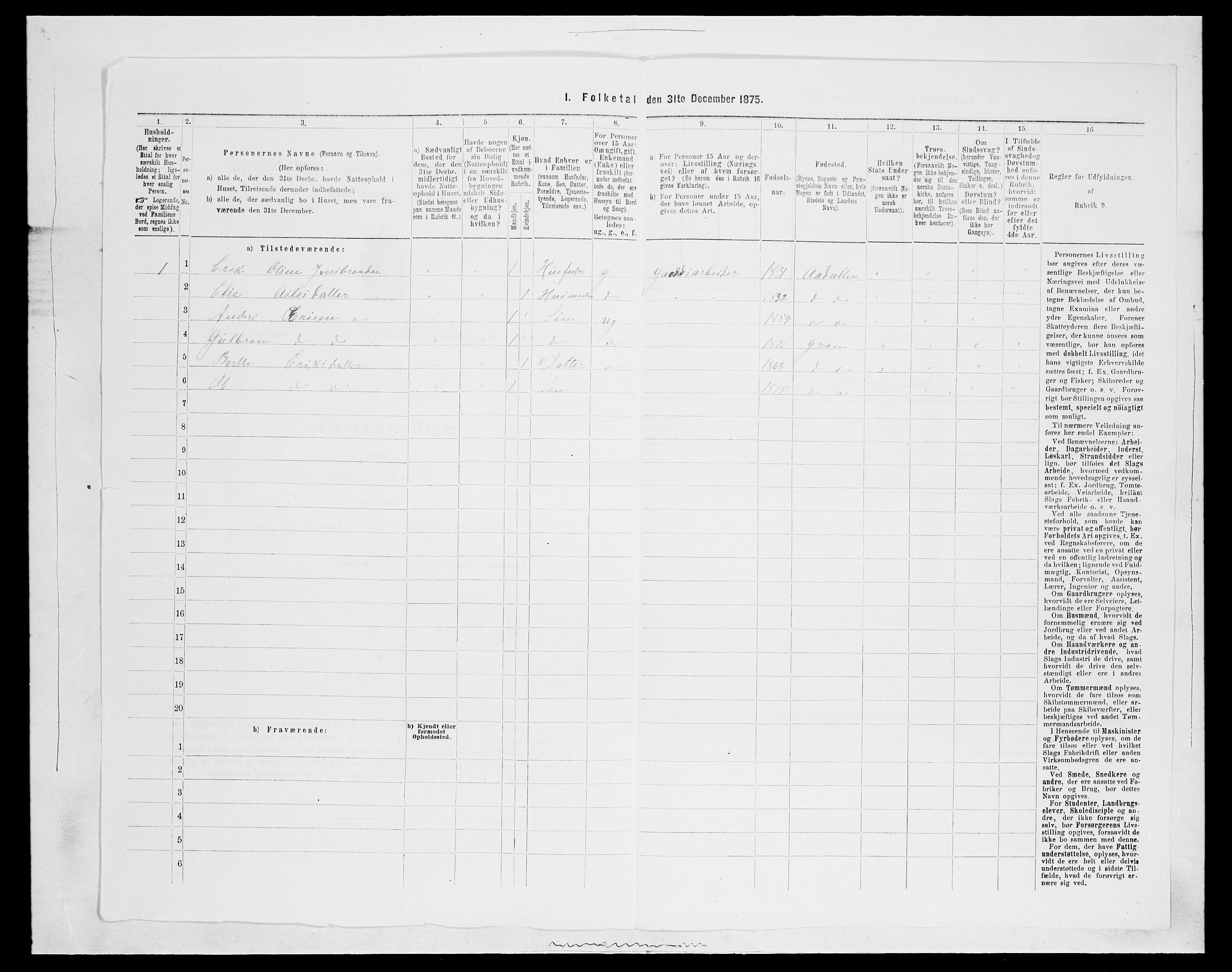 SAH, 1875 census for 0534P Gran, 1875, p. 2364