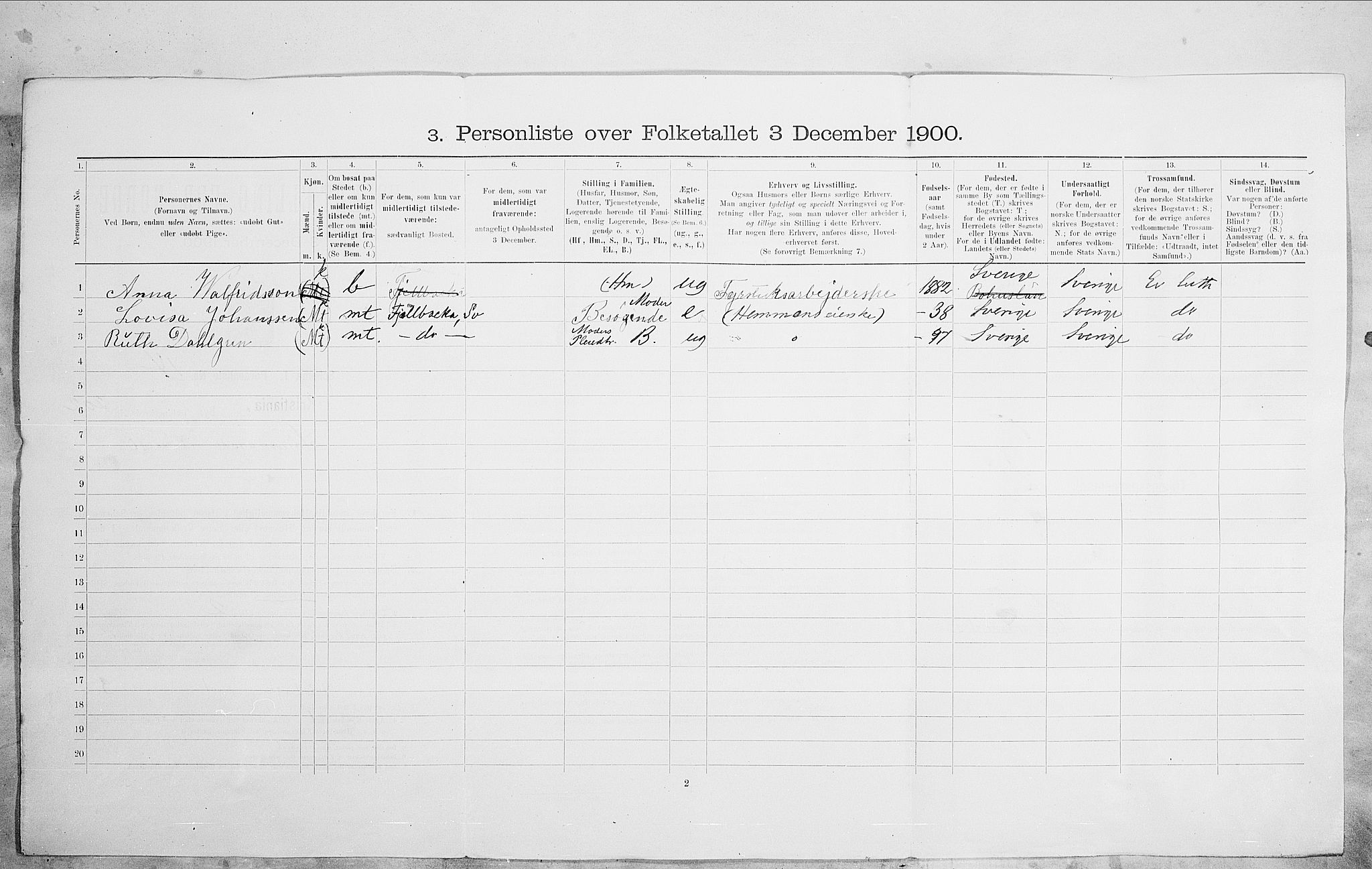 SAO, 1900 census for Kristiania, 1900, p. 96035