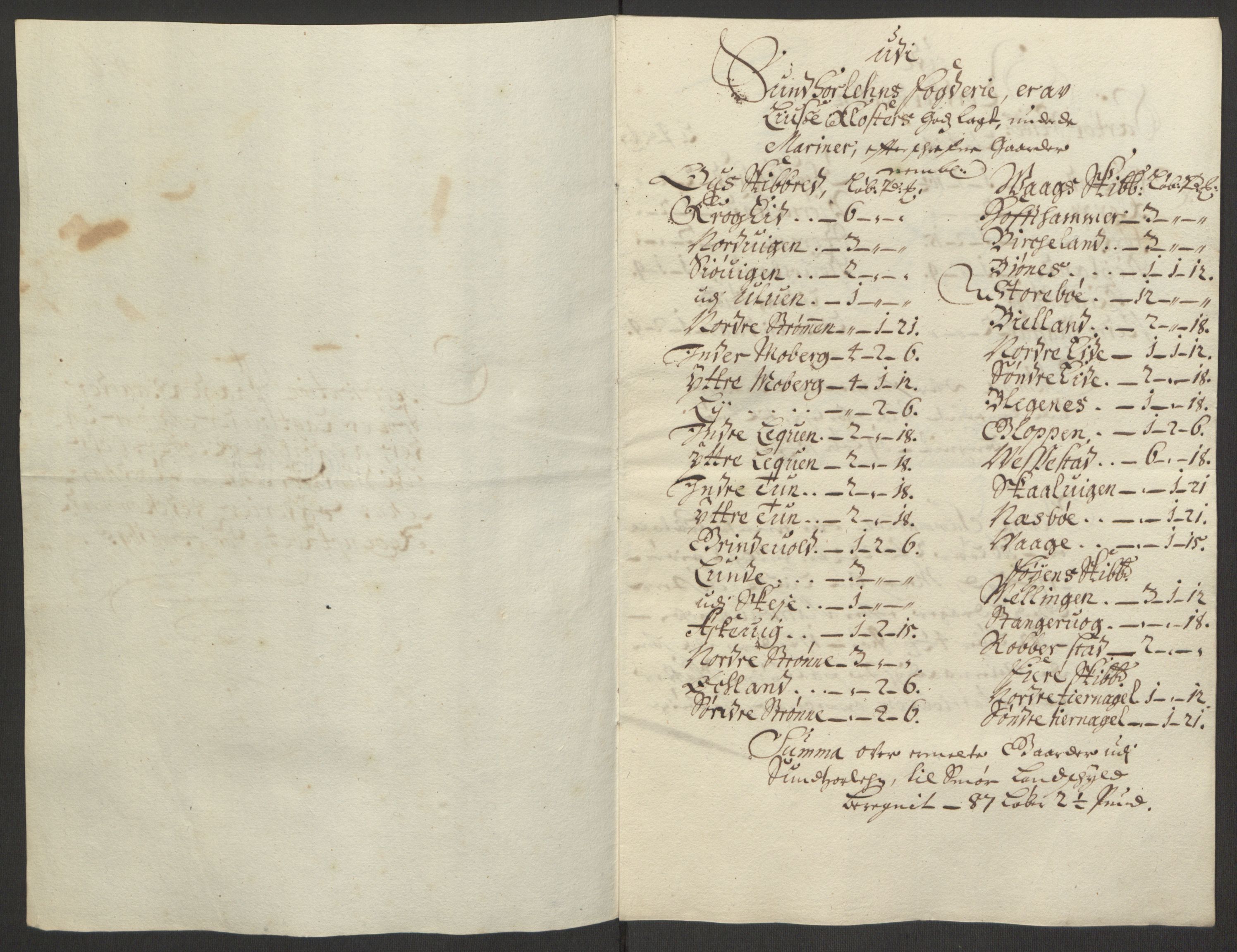 Rentekammeret inntil 1814, Reviderte regnskaper, Fogderegnskap, RA/EA-4092/R50/L3159: Fogderegnskap Lyse kloster, 1691-1709, p. 43