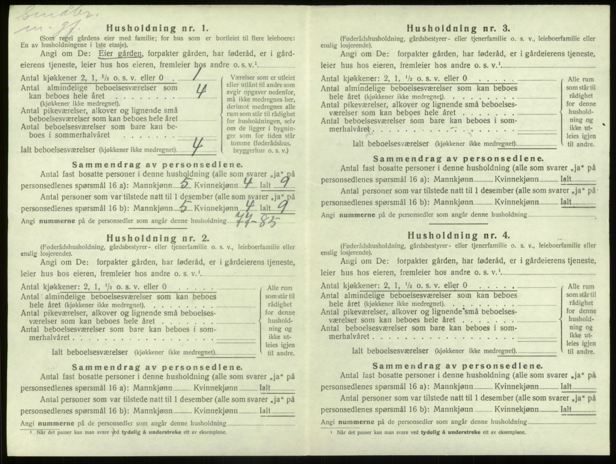 SAB, 1920 census for Kinn, 1920, p. 546