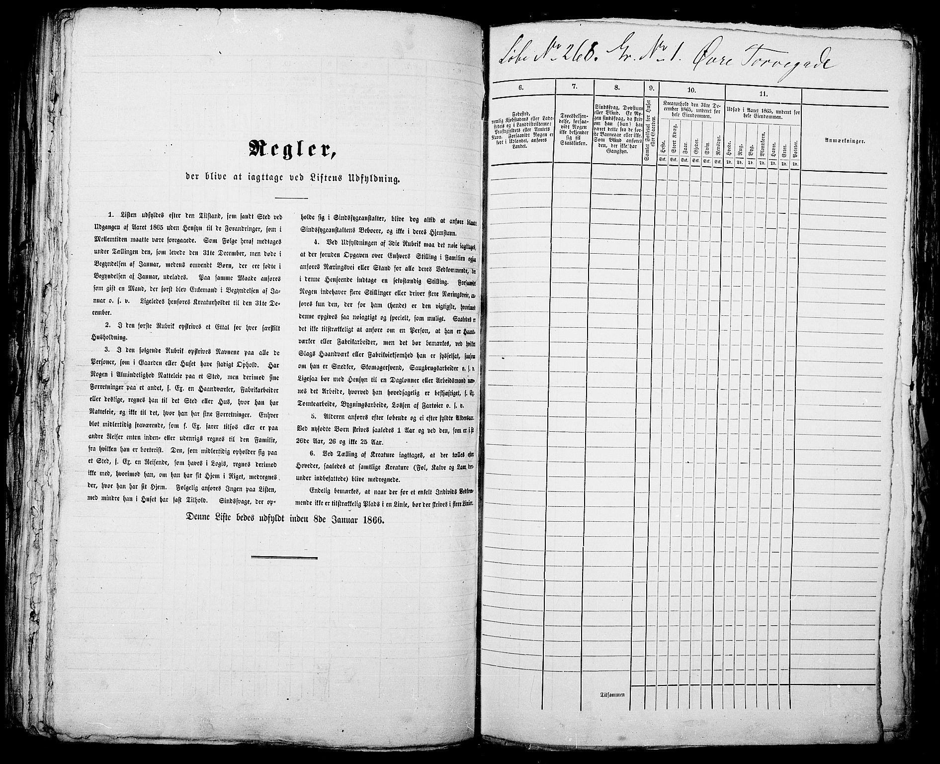 RA, 1865 census for Kristiania, 1865, p. 764