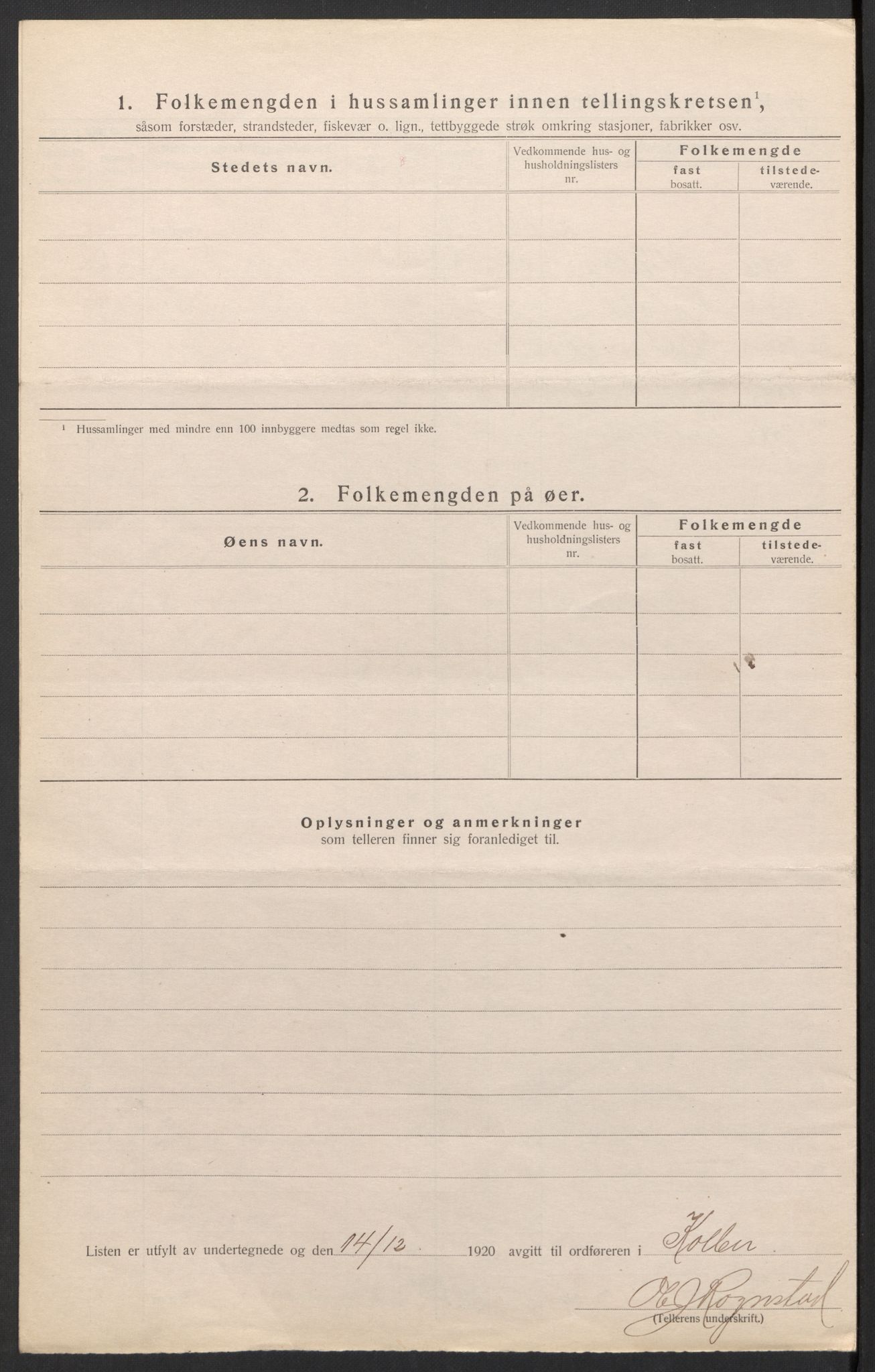 SAH, 1920 census for Kolbu, 1920, p. 26