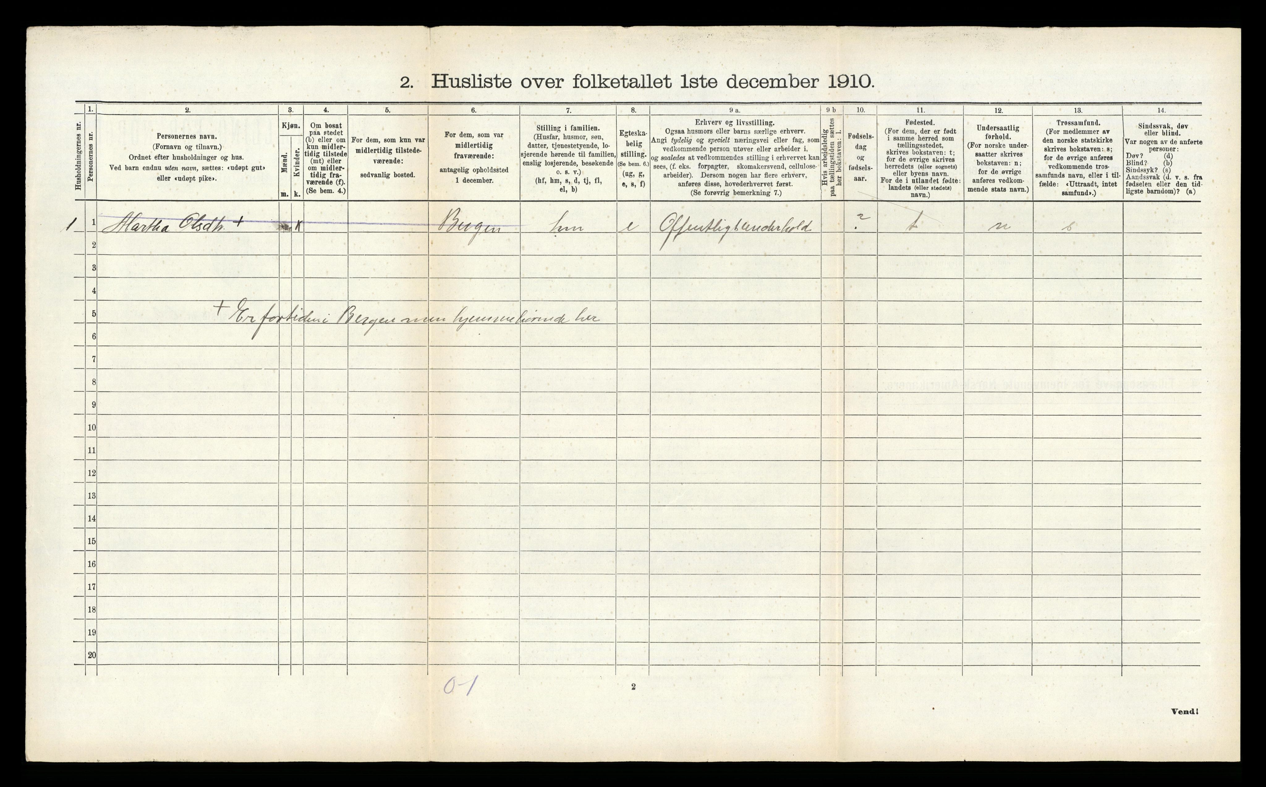 RA, 1910 census for Lærdal, 1910, p. 343