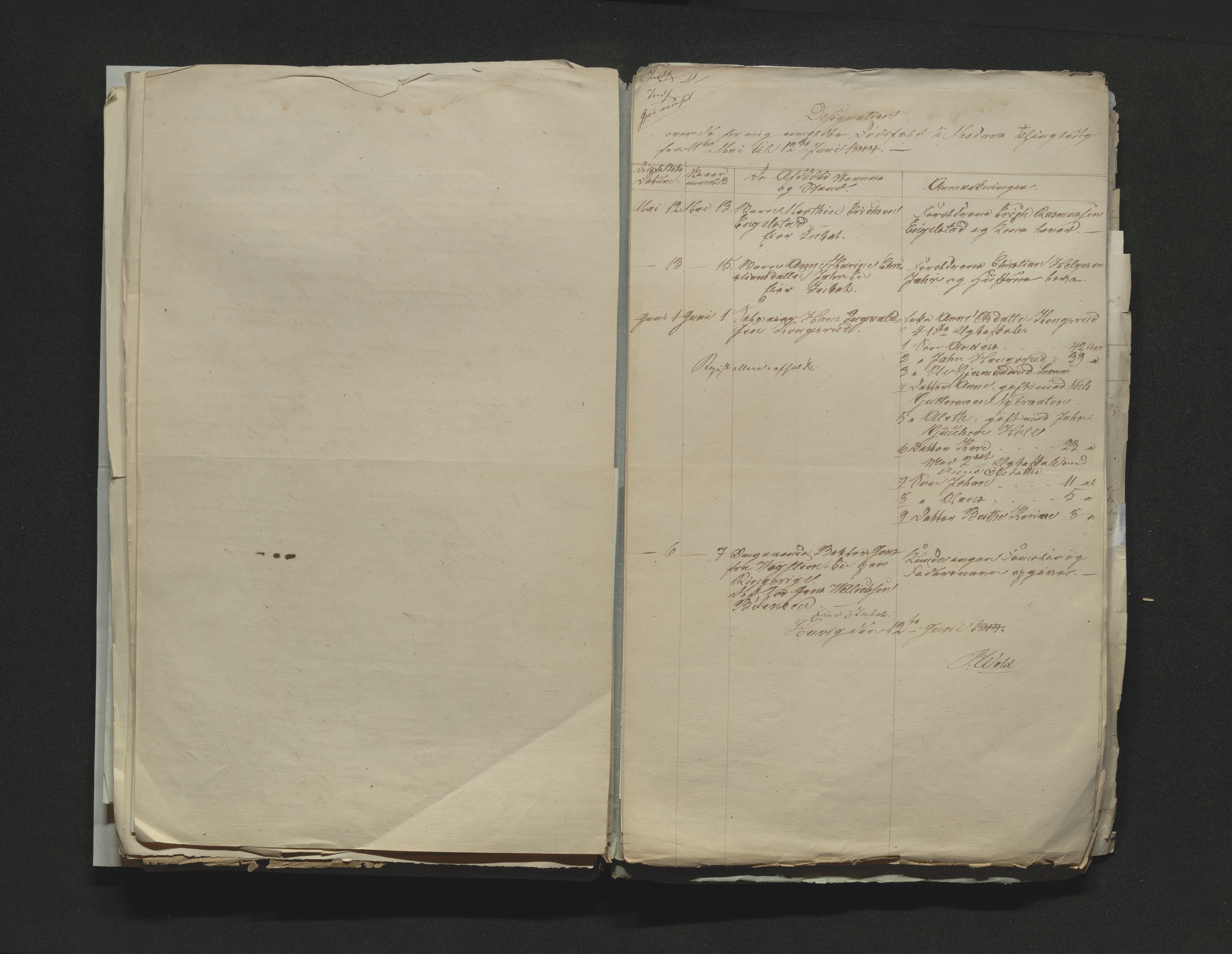 Eiker, Modum og Sigdal sorenskriveri, AV/SAKO-A-123/H/Ha/Hab/L0006: Dødsfallsmeldinger, 1841-1845